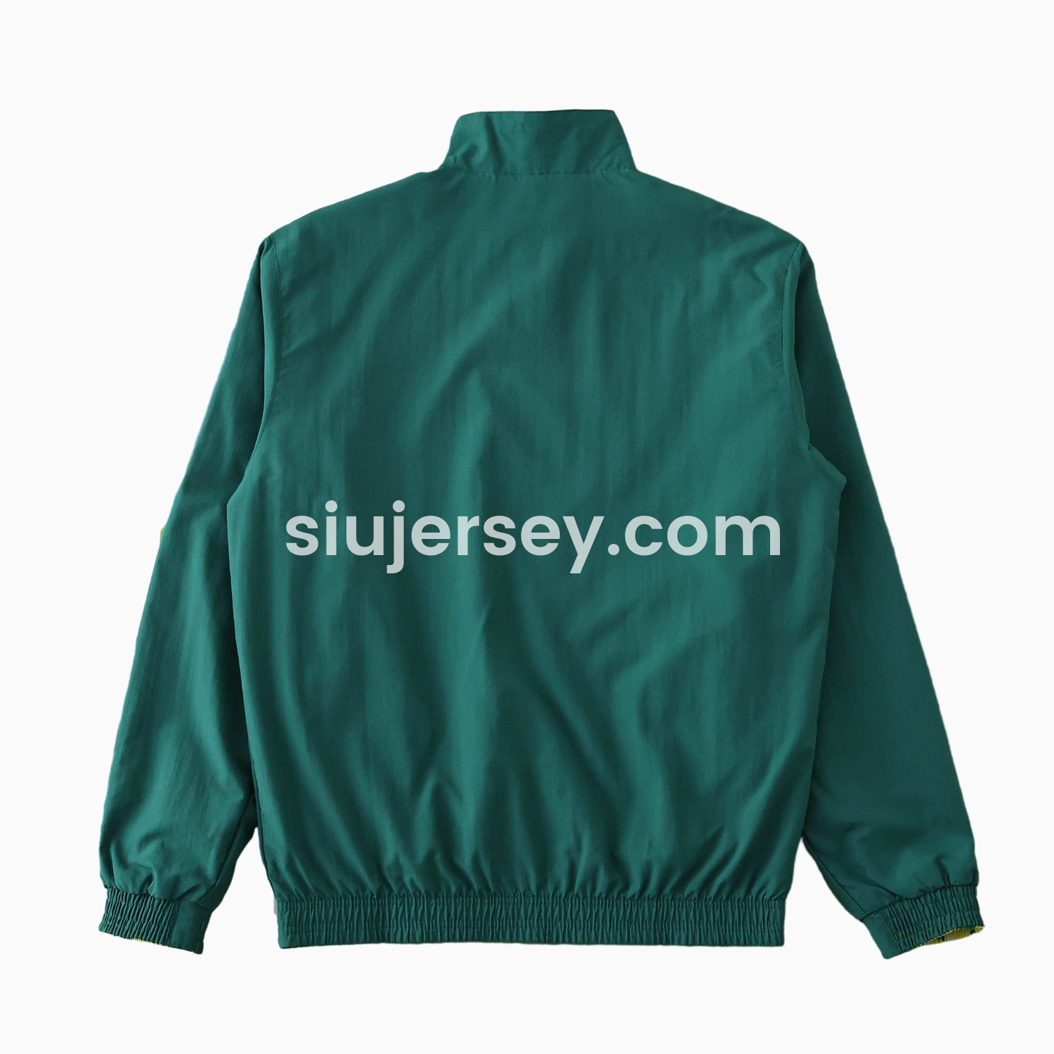 SIUjerseys-Norwich City 1992-94 Retro Style Double Sided Reversible Windbreaker - Green & Yellow