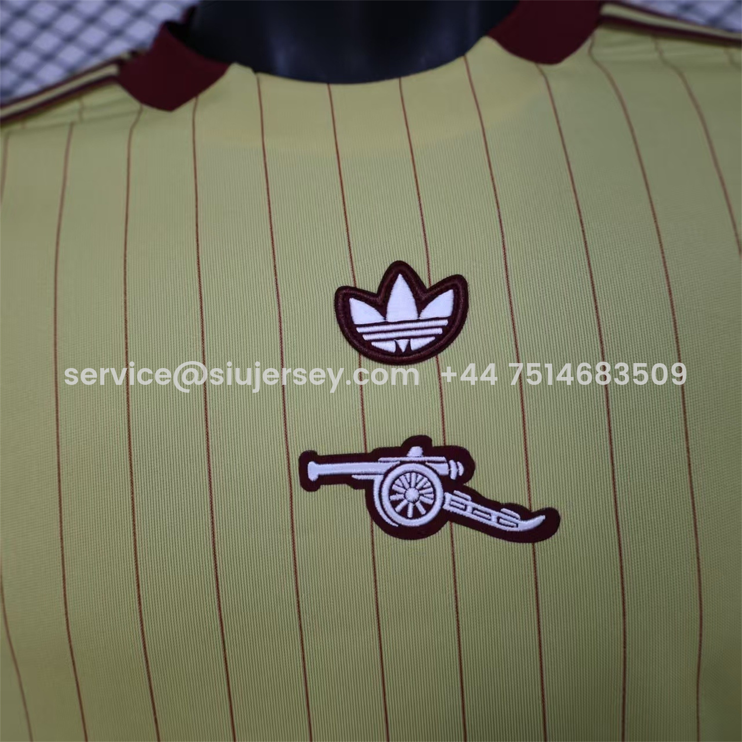 SIUjerseys-Arsenal 25-26 Trefoil Yellow Travel Jersey - Player Version