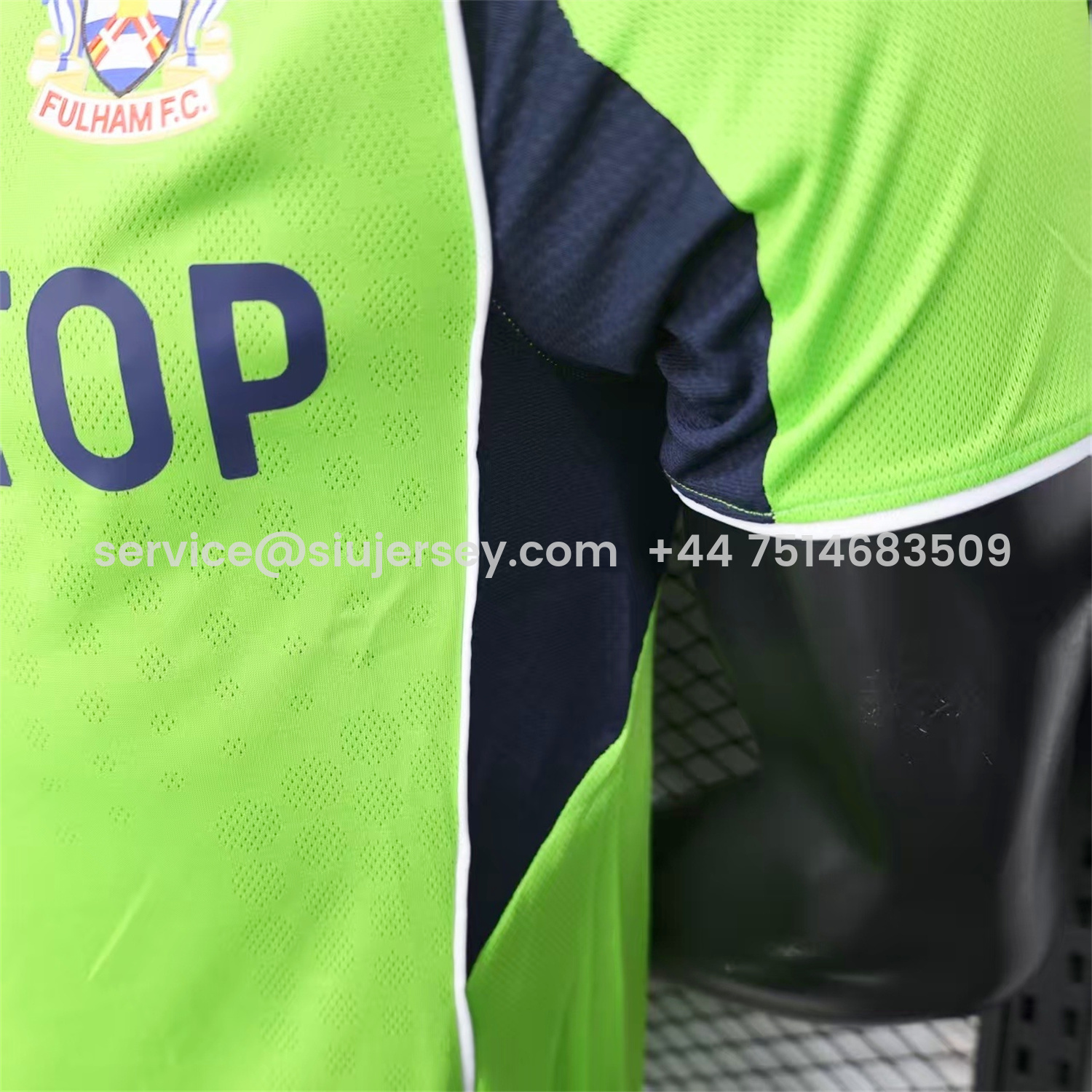 SIUjerseys-Fulham 25-26 Away Green Jersey - Player Version