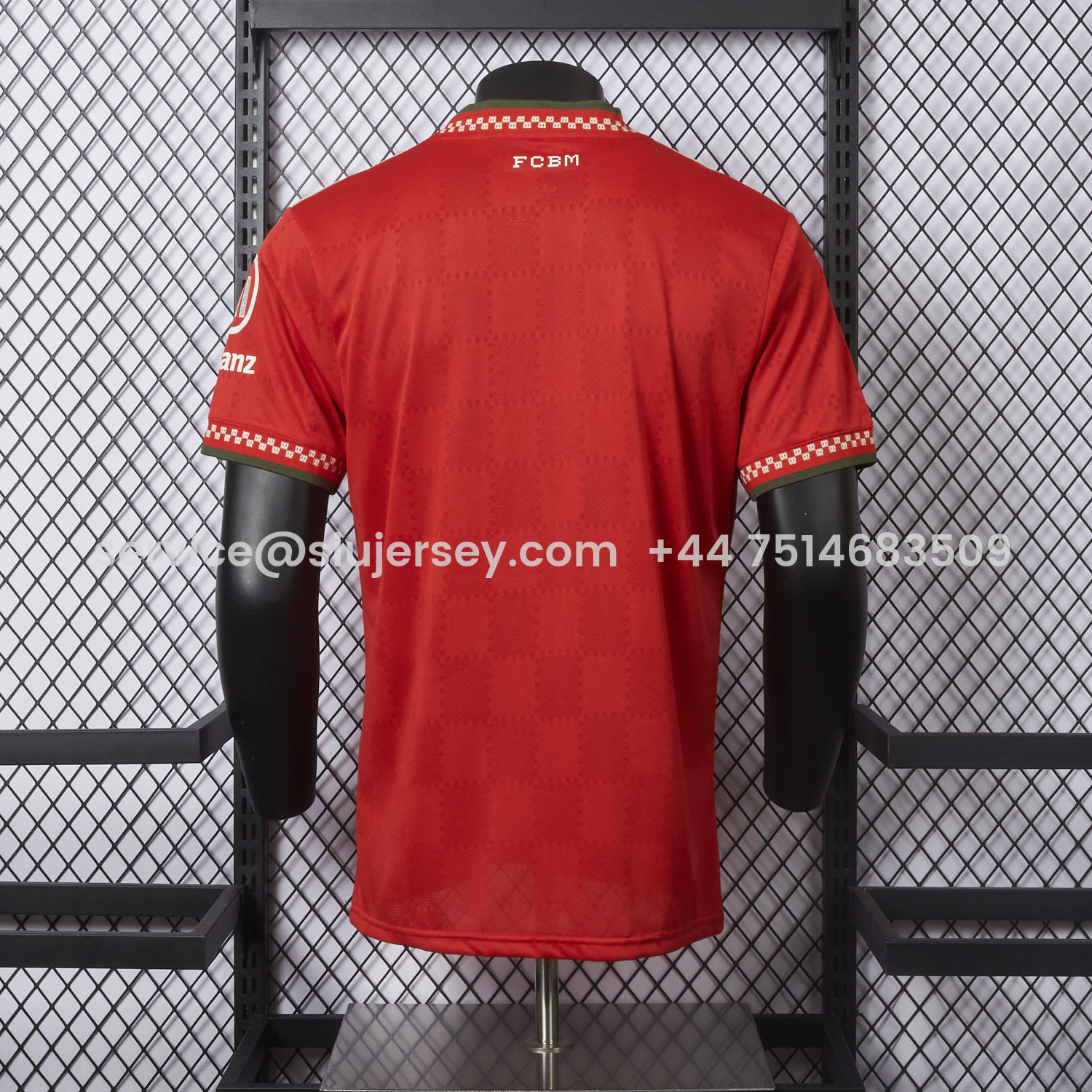 SIUjerseys-Bayern Munich 25-26 Trefoil Red Special Jersey - Player Version