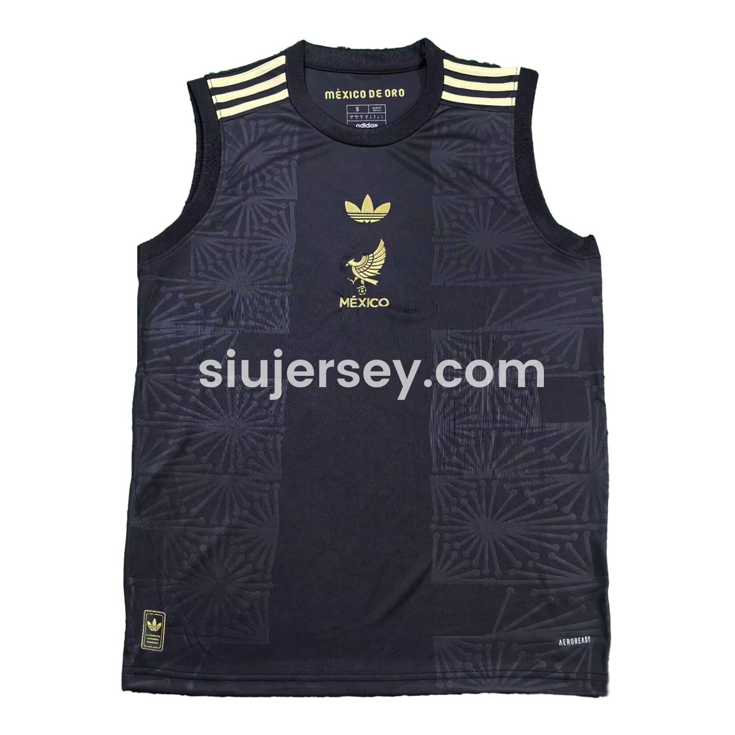 SIUjerseys-Mexico 2025 Gold Cup Black Special Edition Vest