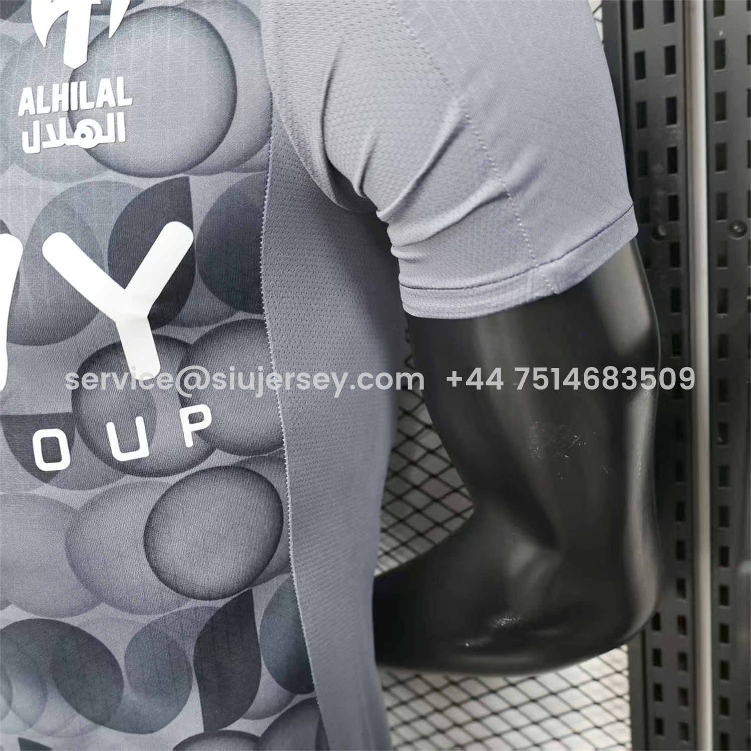 SIUjerseys-Al Hilal Riyadh Crescent 25-26 Third Grey Jersey - Player Version