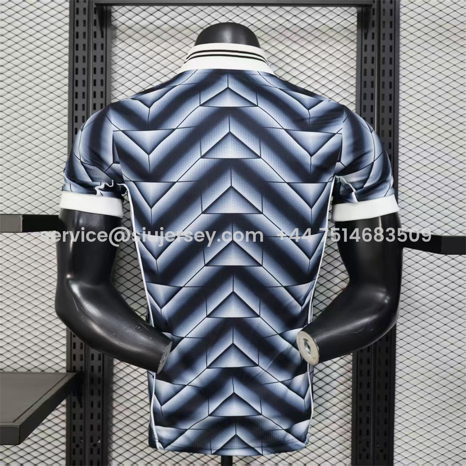 SIUjerseys-Real Madrid 25-26 Refracted Black Light White Special Jersey - Player Version