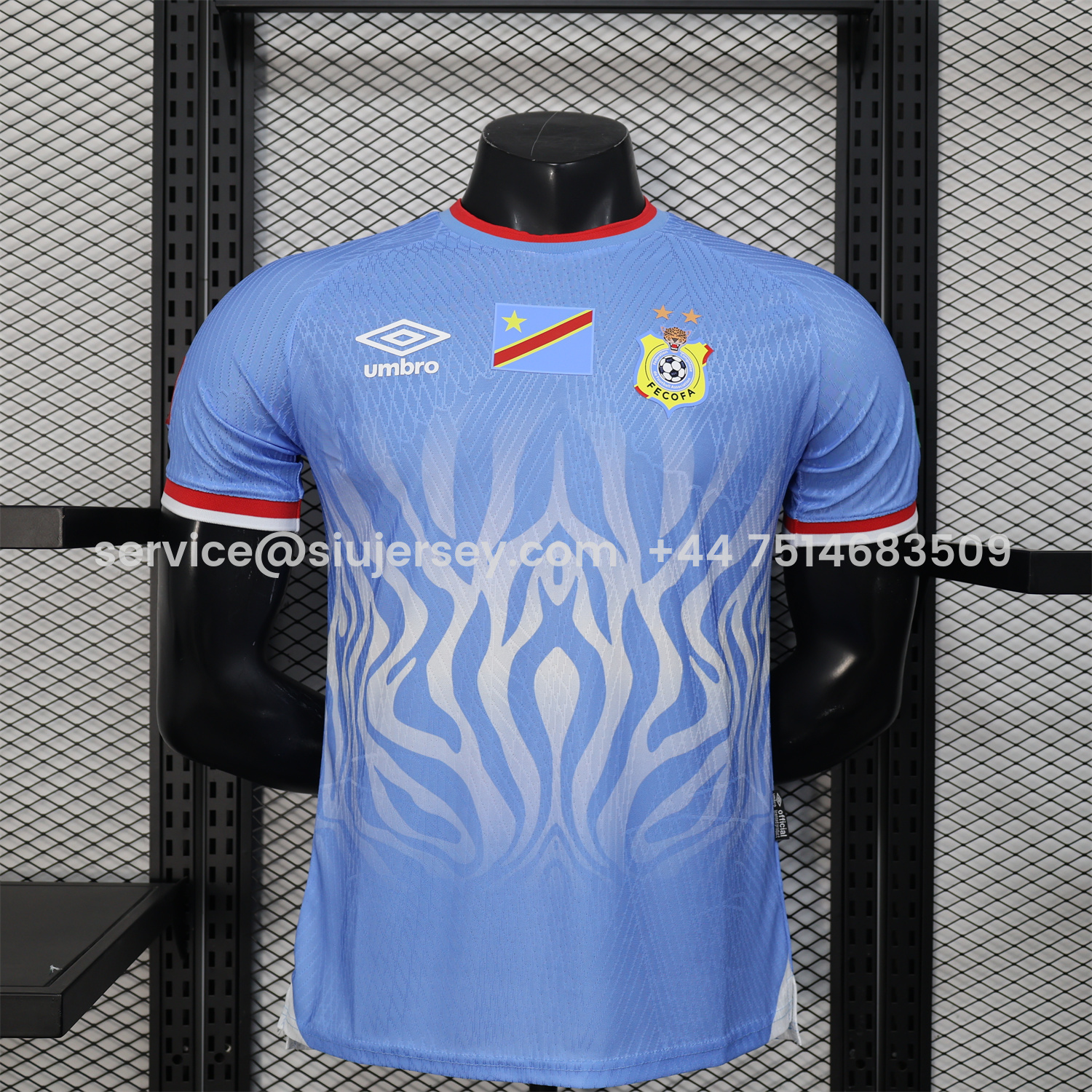 SIUjerseys-Congo 2026 Home Blue Jersey - Player Version