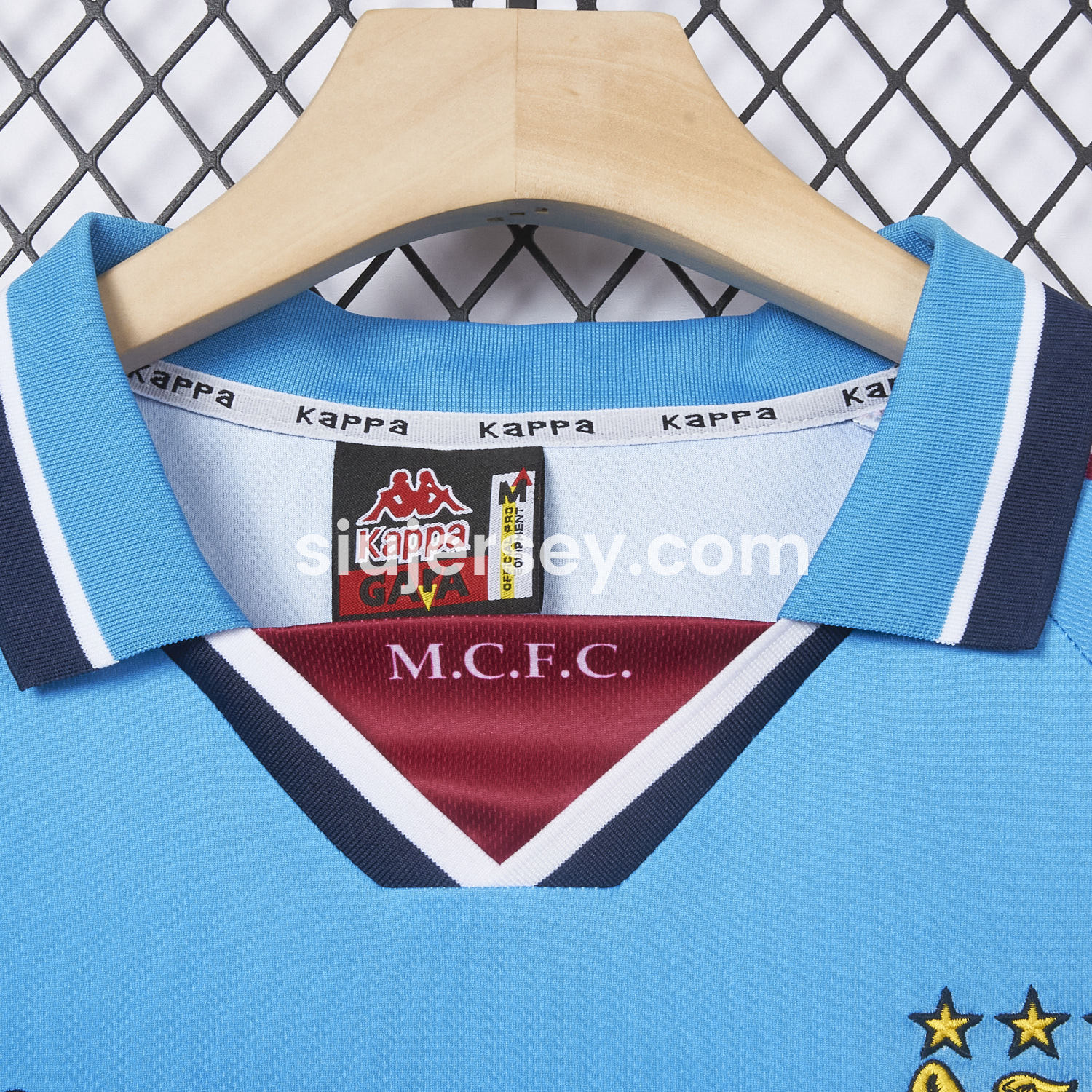 SIUjerseys-Retro Manchester City 1997-98 Home Jersey