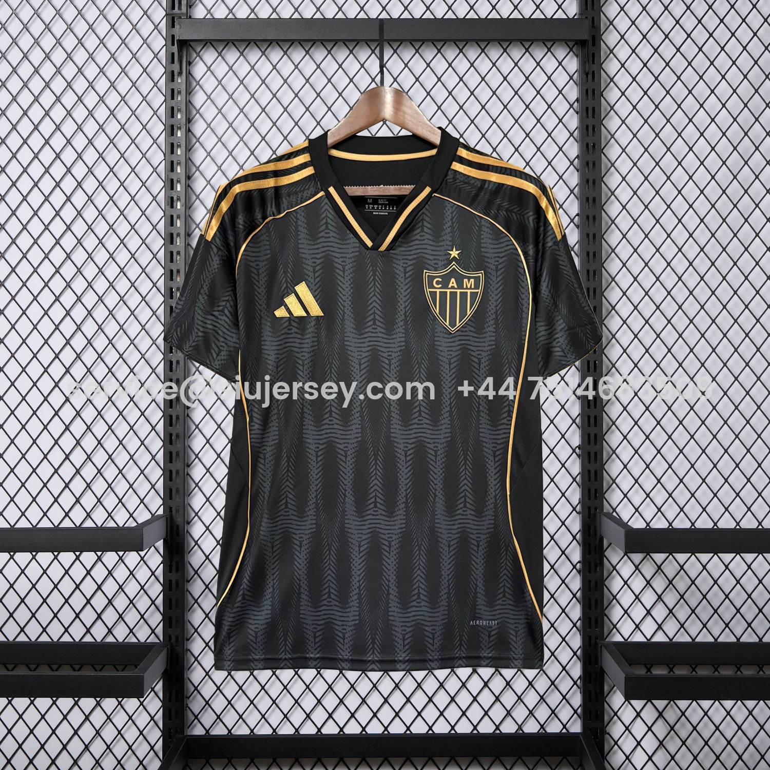 SIUjerseys-Atletico Mineiro 25-26 Third Black And Gold Jersey - Fans Version