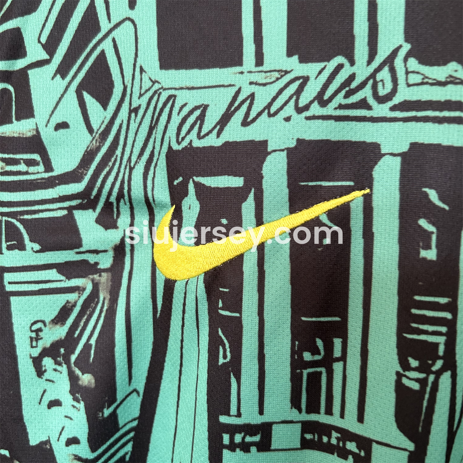 SIUjerseys-Brazil 2024 Black and Green Church Jersey - Fans Version