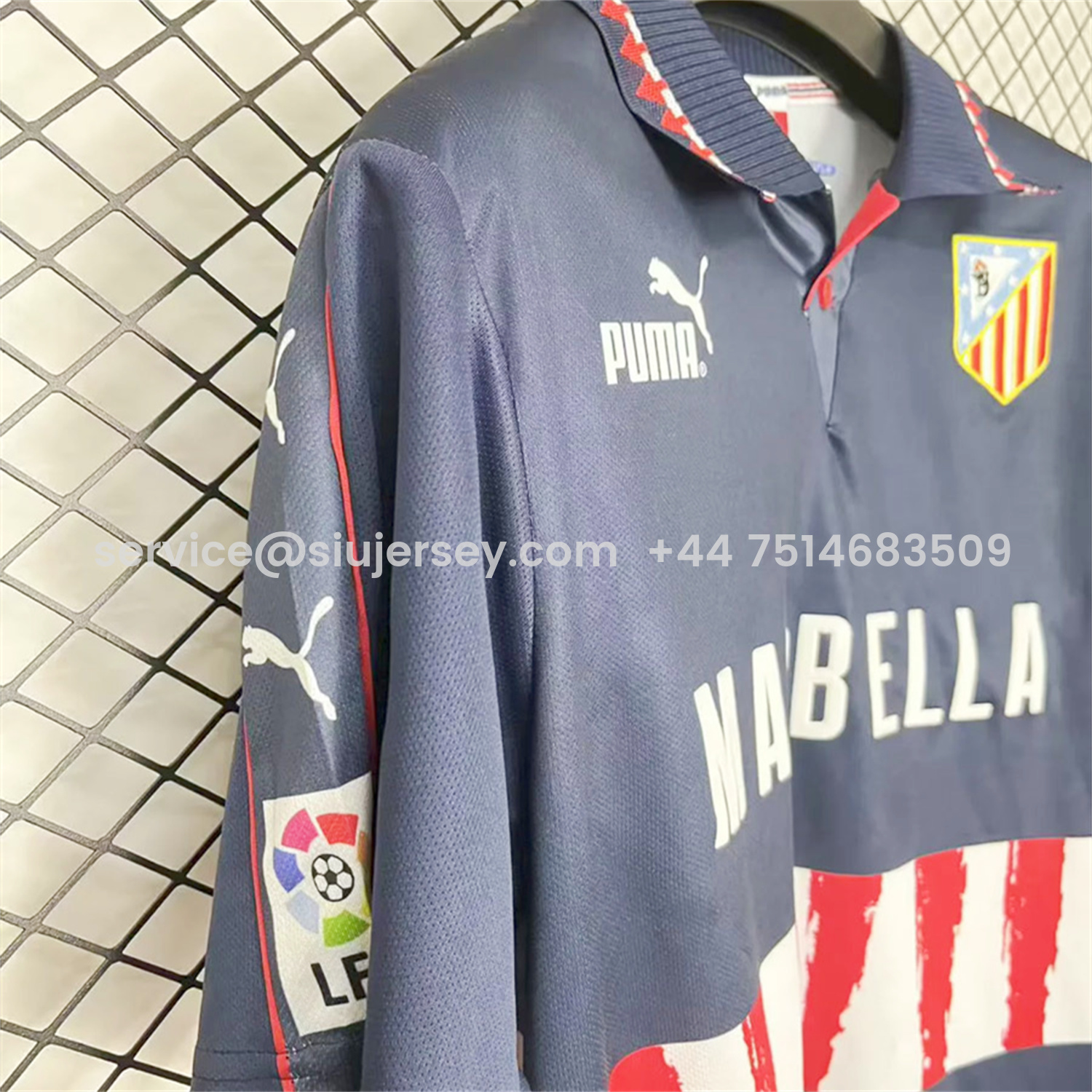 SIUjerseys-Retro Atletico Madrid 1997-98 Away Jersey