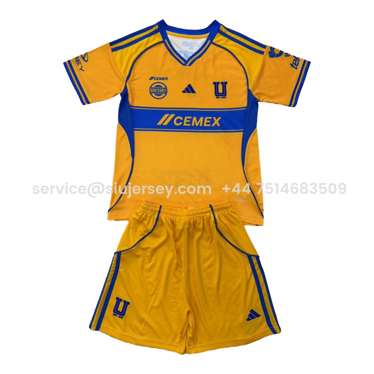 SIUjerseys-Tigres UANL 25-26 Home Men's Adult Jersey Set - Fans Version