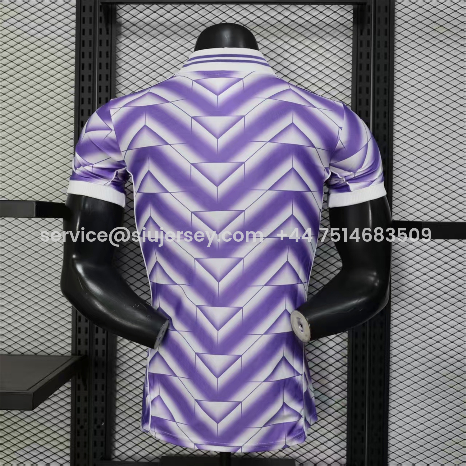SIUjerseys-Real Madrid 25-26 Refracted Purple Light White Special Jersey - Player Version