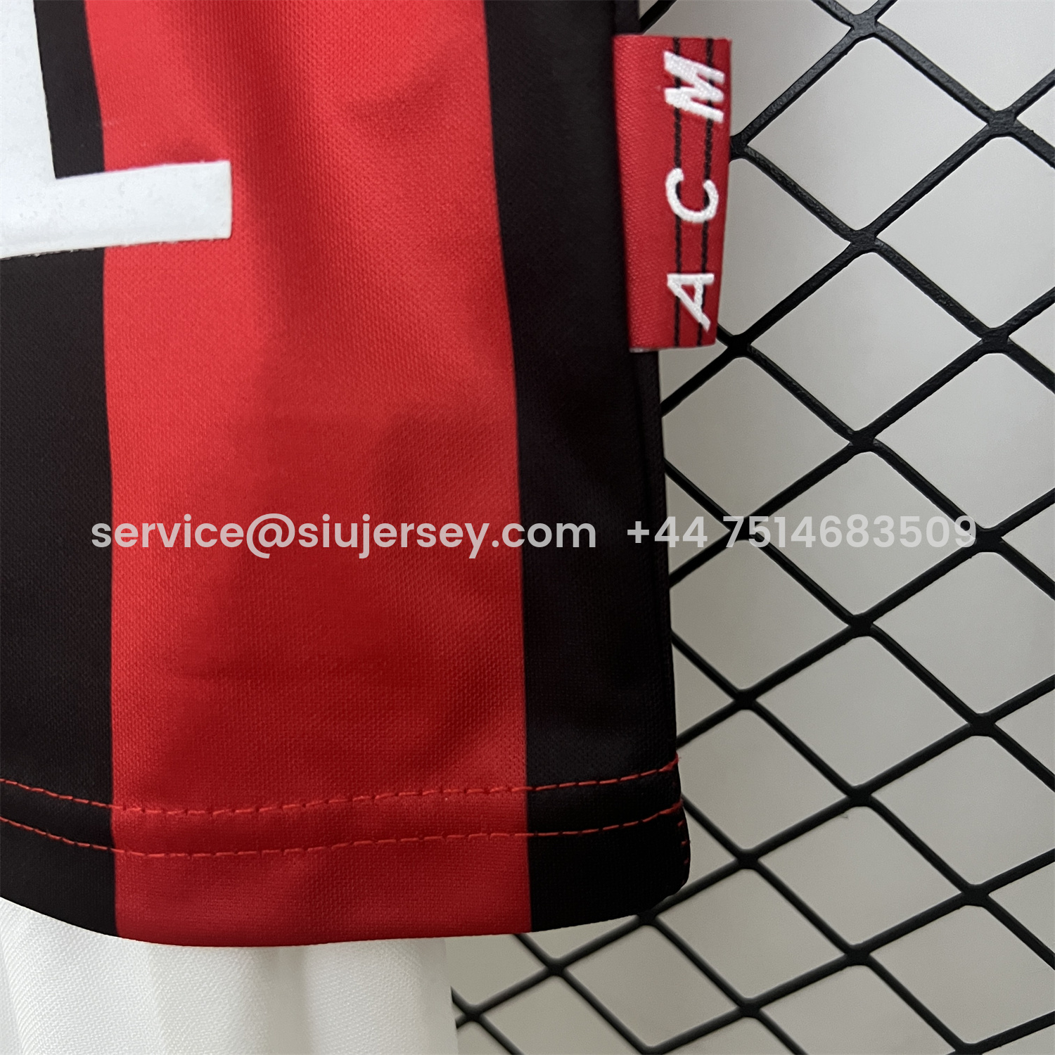 SIUjerseys-Retro AC Milan 1998-99 Home Kids Kit
