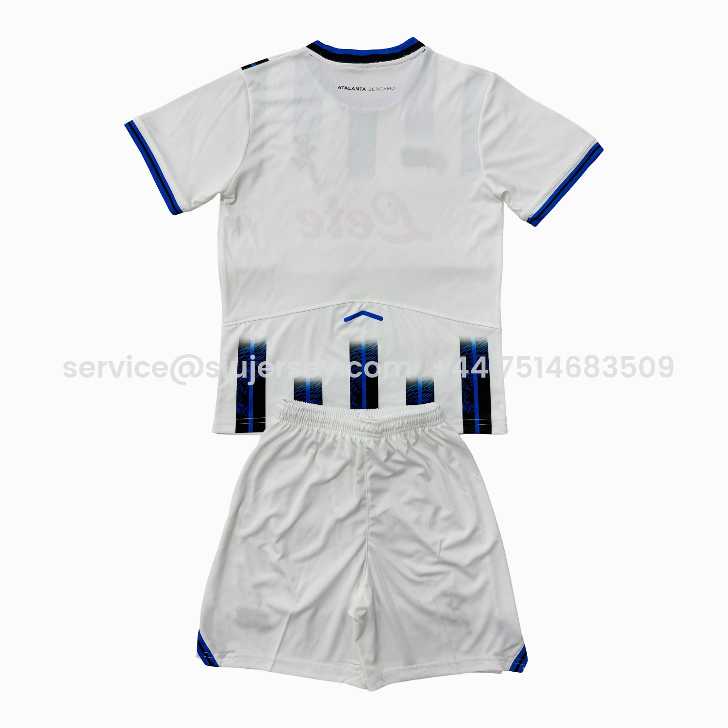 SIUjerseys-Atalanta 25-26 Away Kids Kit