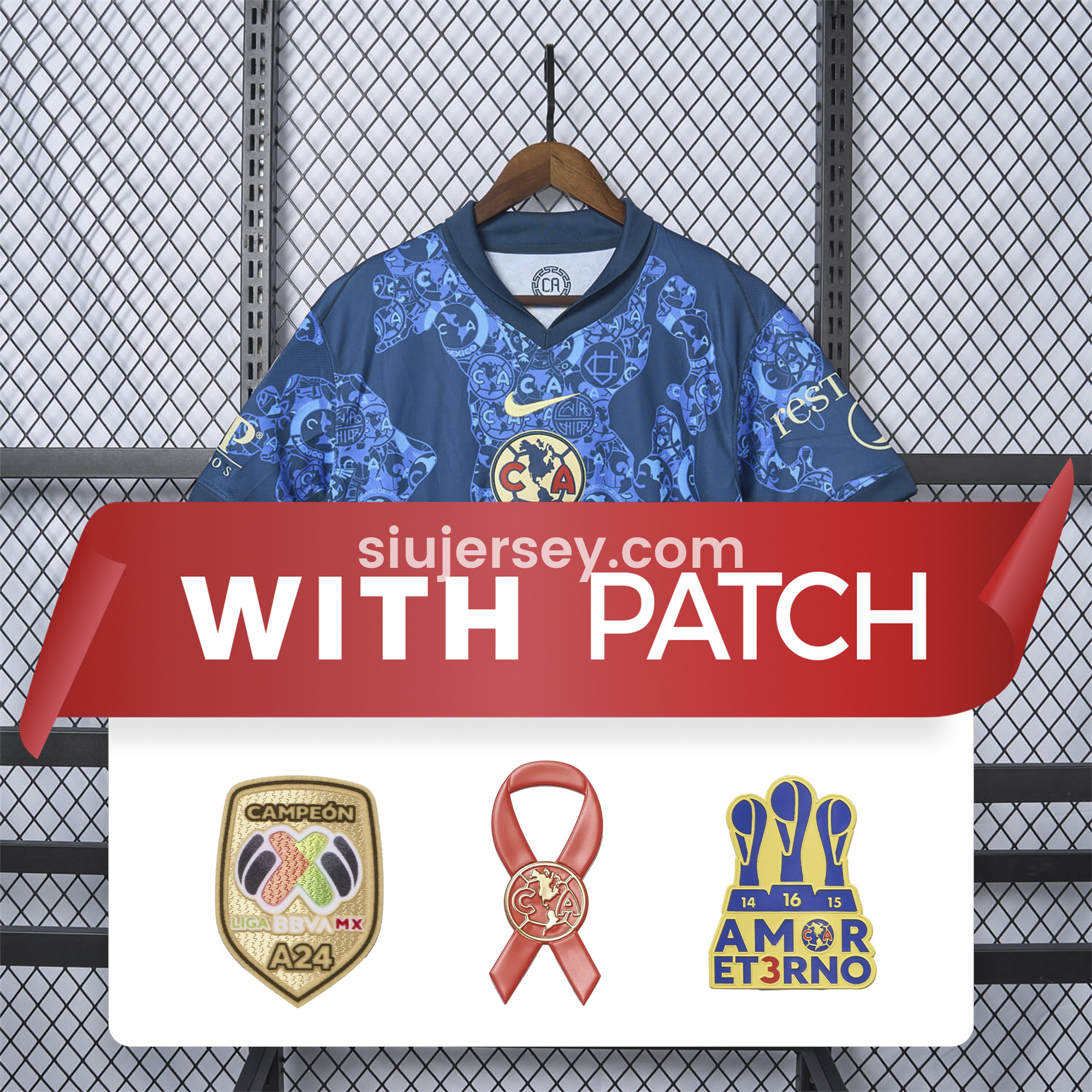 SIUjerseys-【NEW】Club América 24-25 Away Jersey - Fans Version