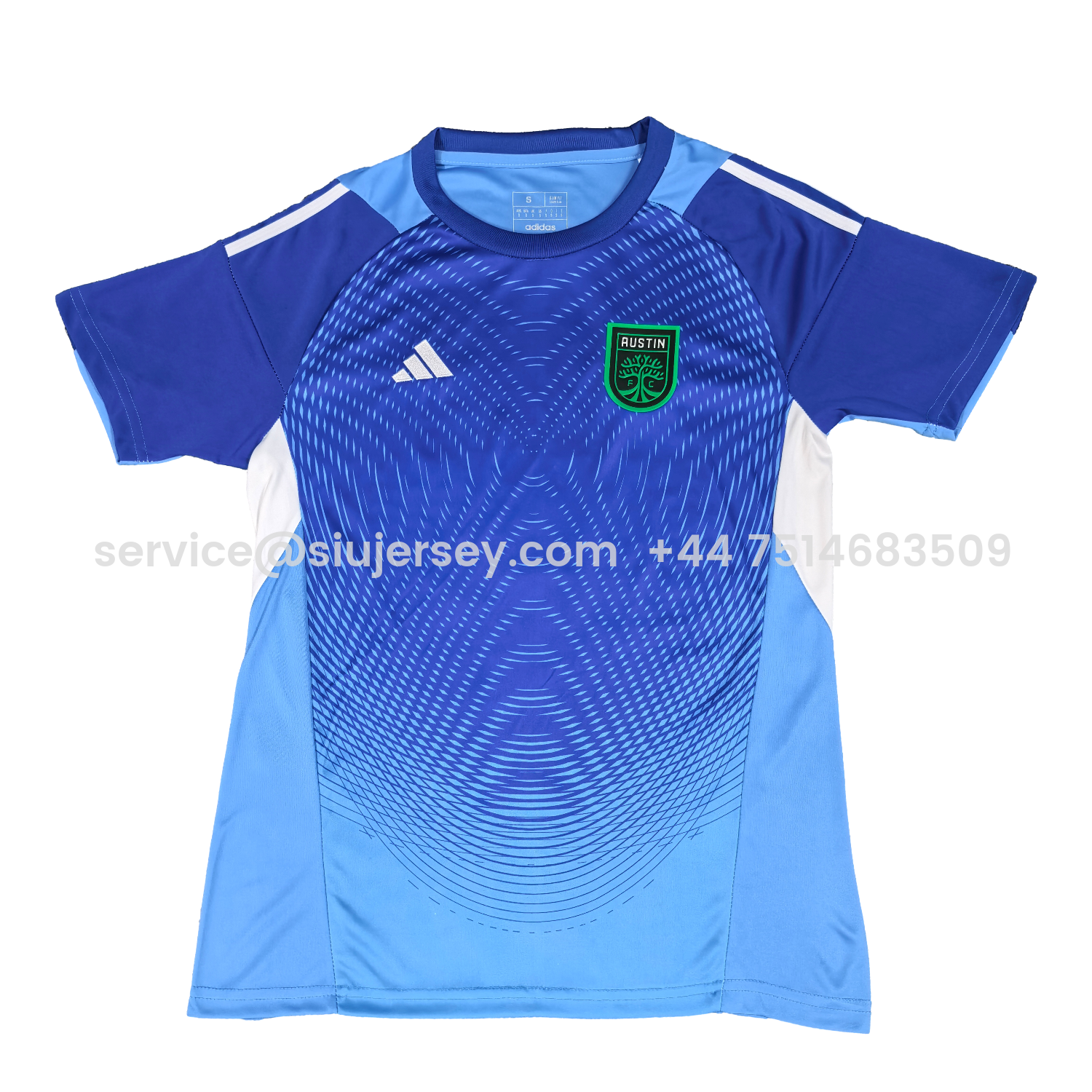 SIUjerseys-Austin 25-26 Blue Goalkeeper Jersey - Fans Version