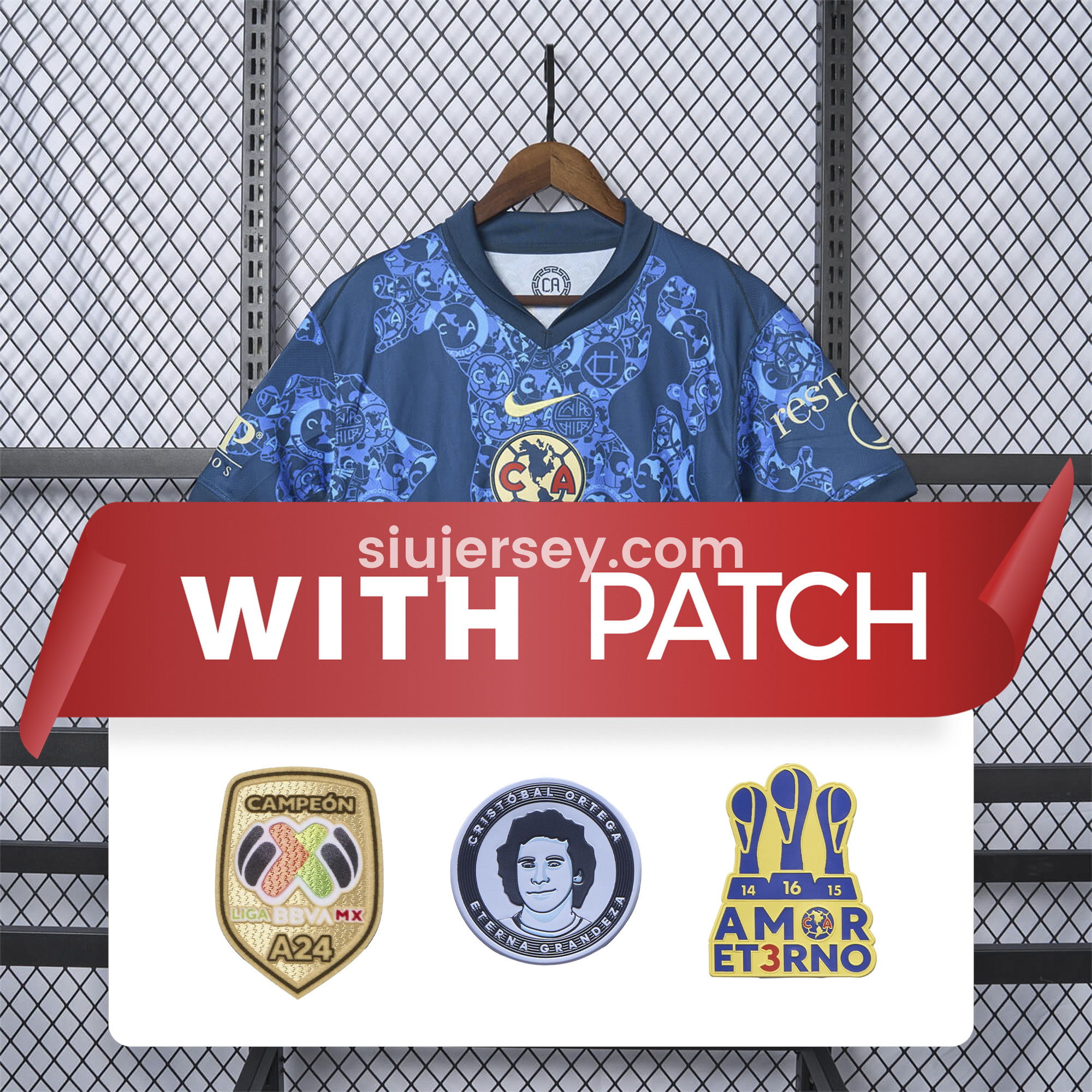 SIUjerseys-【NEW】Club América 24-25 Away Jersey - Fans Version