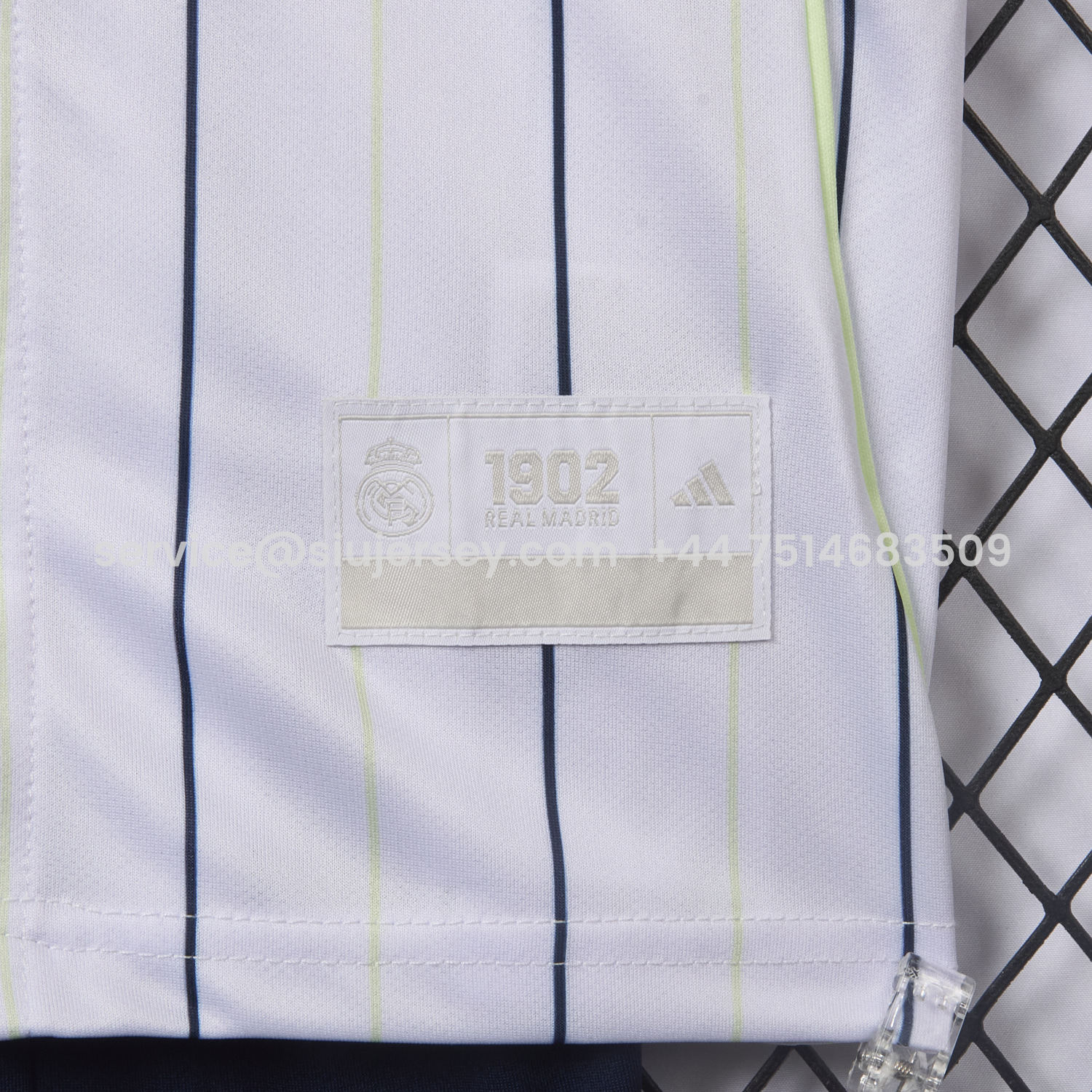 SIUjerseys-Real Madrid 25-26 White Baseball Kids Kit