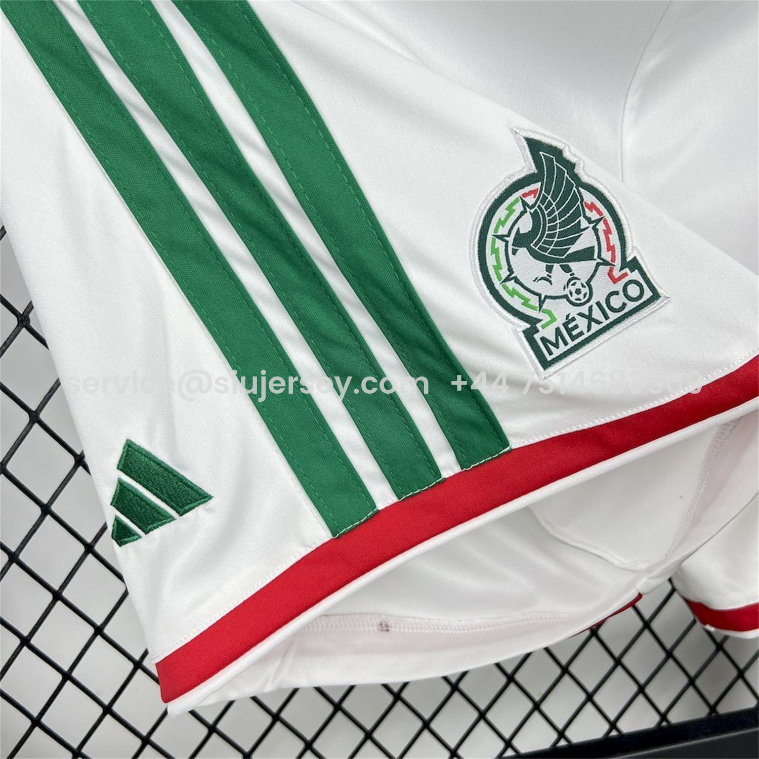 SIUjerseys-Mexico 2026 Home White Shorts - Fans Version