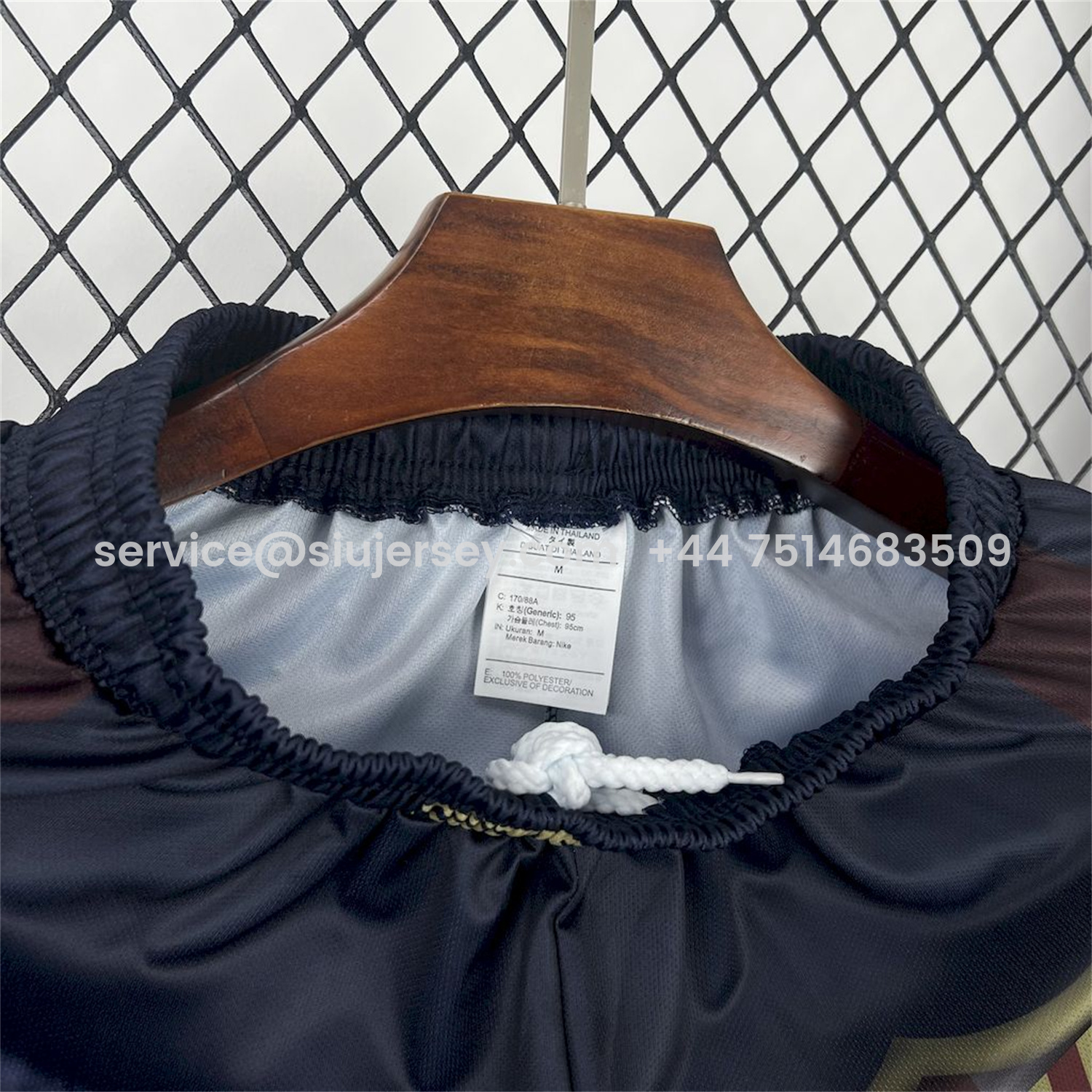 SIUjerseys-Barcelona x Travis Scott 25-26 Black Skeleton Shorts