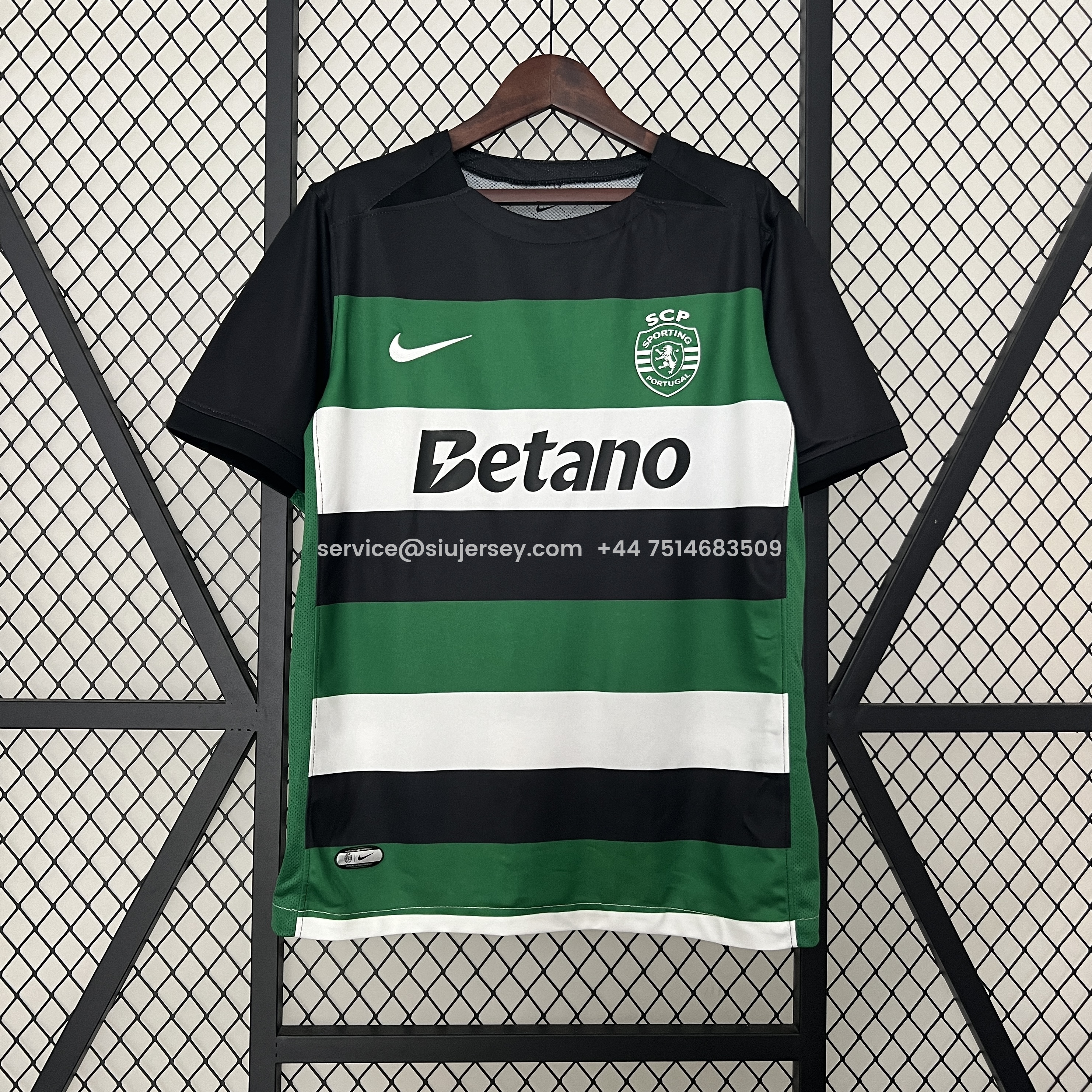 SIUjerseys-Sporting CP Portugal 24-25 Home Jersey - Fans Version - Champion Version
