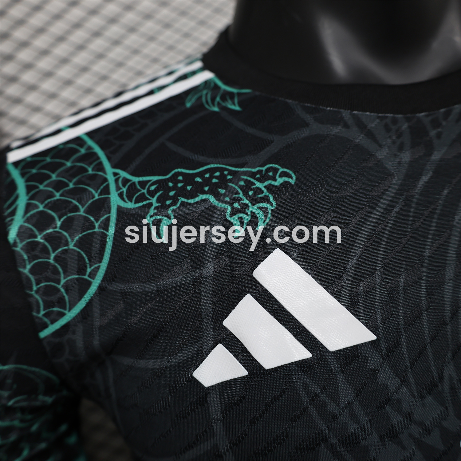SIUjerseys-Real Madrid 24-25 Black and Green Loong Jersey - Player Version