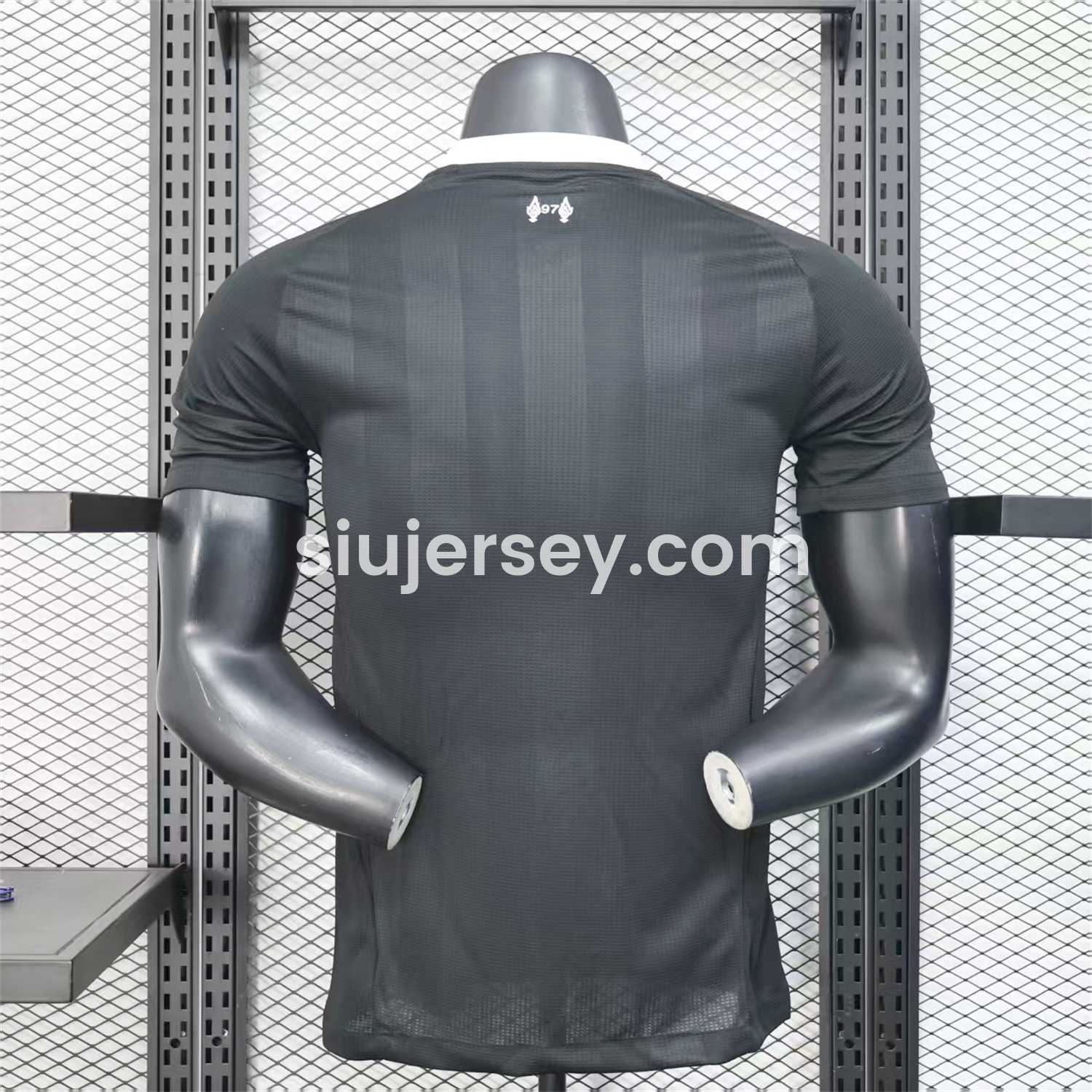 SIUjerseys-Liver.pool 25-26 Black Trefoil Goalkeeper Jersey - Player Version