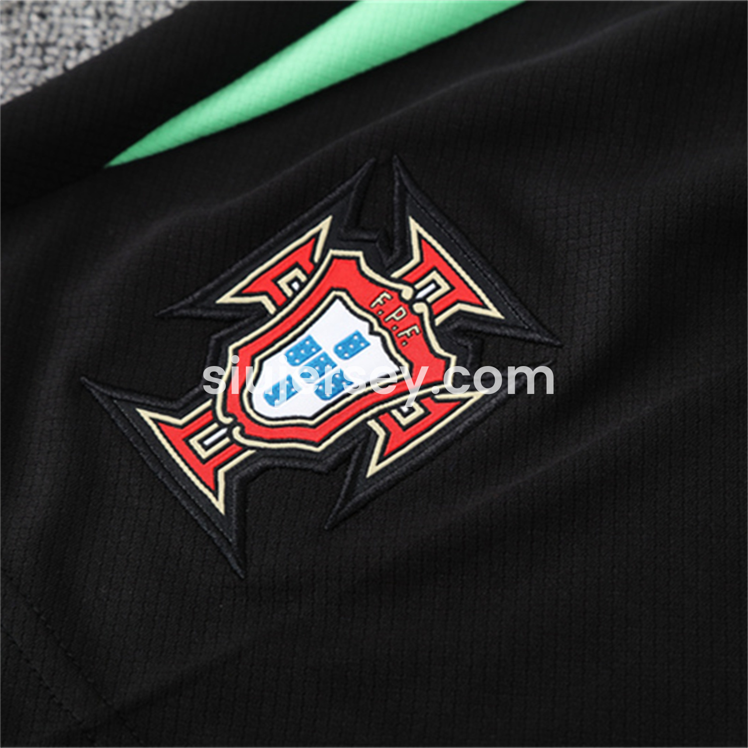 SIUjerseys-Portugal 25-26 Kids Short-Sleeve Training Set - Camouflage top & Black Shorts