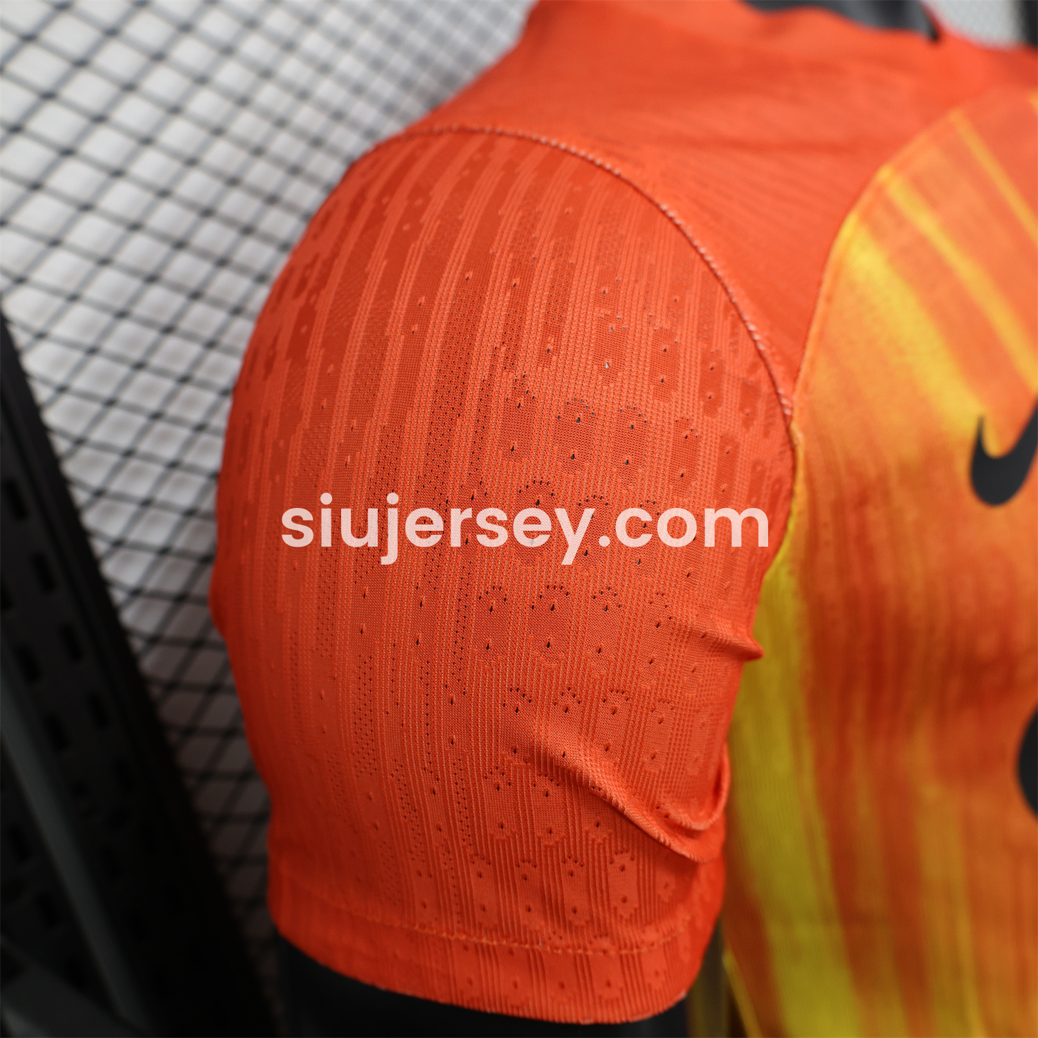 SIUjerseys-Barcelona 25-26 Spotify Orange & Yellow Special Jersey - Player Version