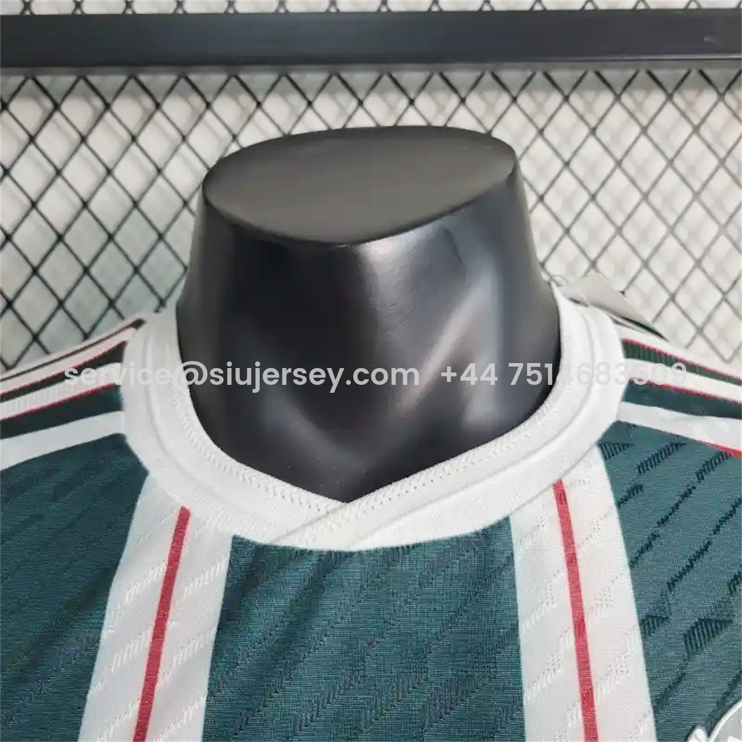 SIUjerseys-Retro Manchester United 2023-24 Away Green Jersey - Player Version