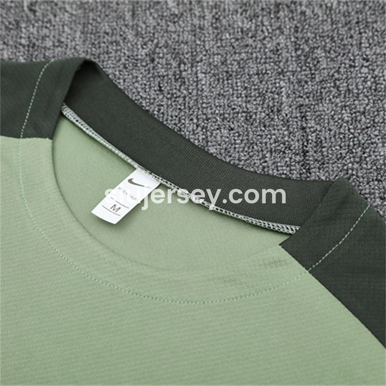 SIUjerseys-C.H.E.L.S.E.A 25-26 Short-Sleeve Training Set - Light Green Top & Army Green Shorts