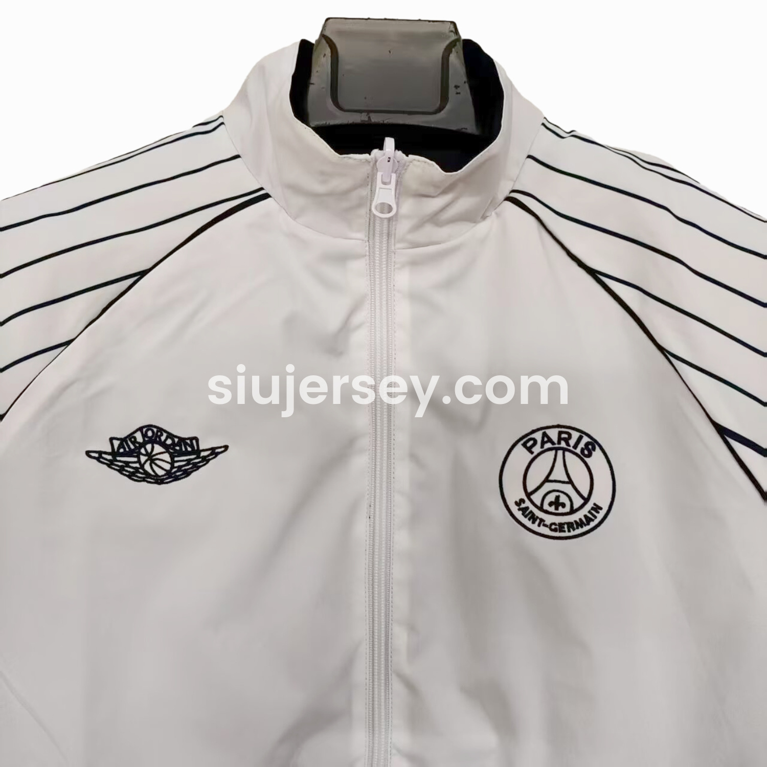 SIUjerseys-Paris Saint-Germain PSG 24-25 Wings Double Sided Reversible Windbreaker - White & Blue