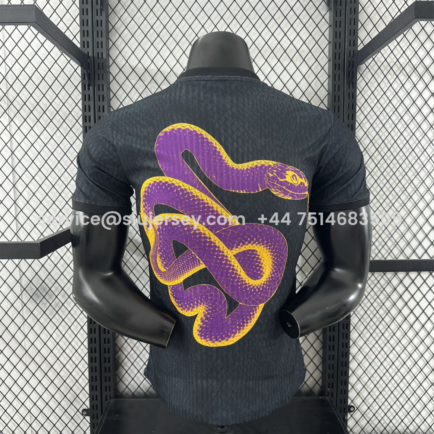 SIUjerseys-Barcelona 25-26 Purple Mamba Snake Black Special Jersey - Player Version