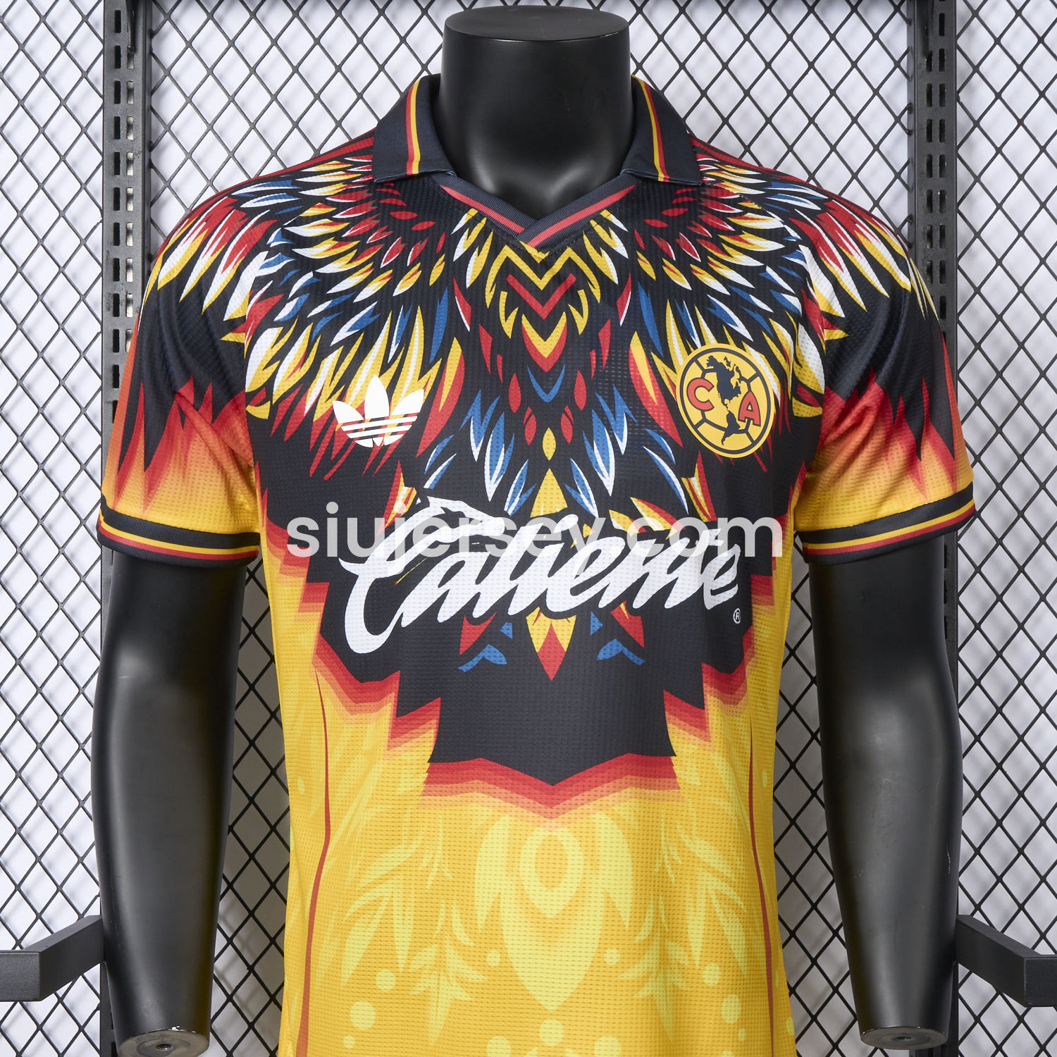 SIUjerseys-Club América 25-26 LAS AGUILAS Yellow Special Edition Jersey - Player Version