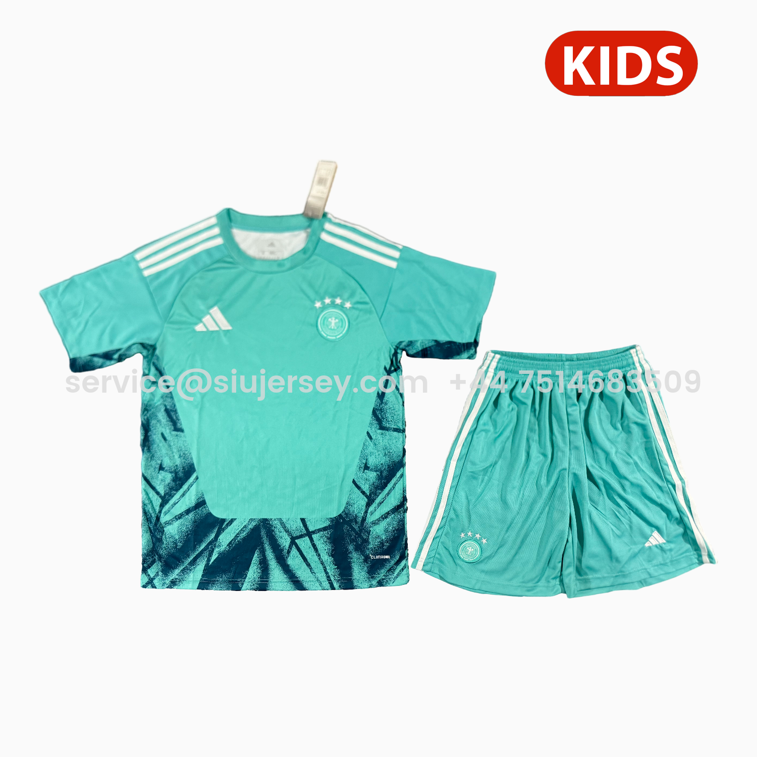 SIUjerseys-Germany 2026 Goalkeeper Green Kids Kit