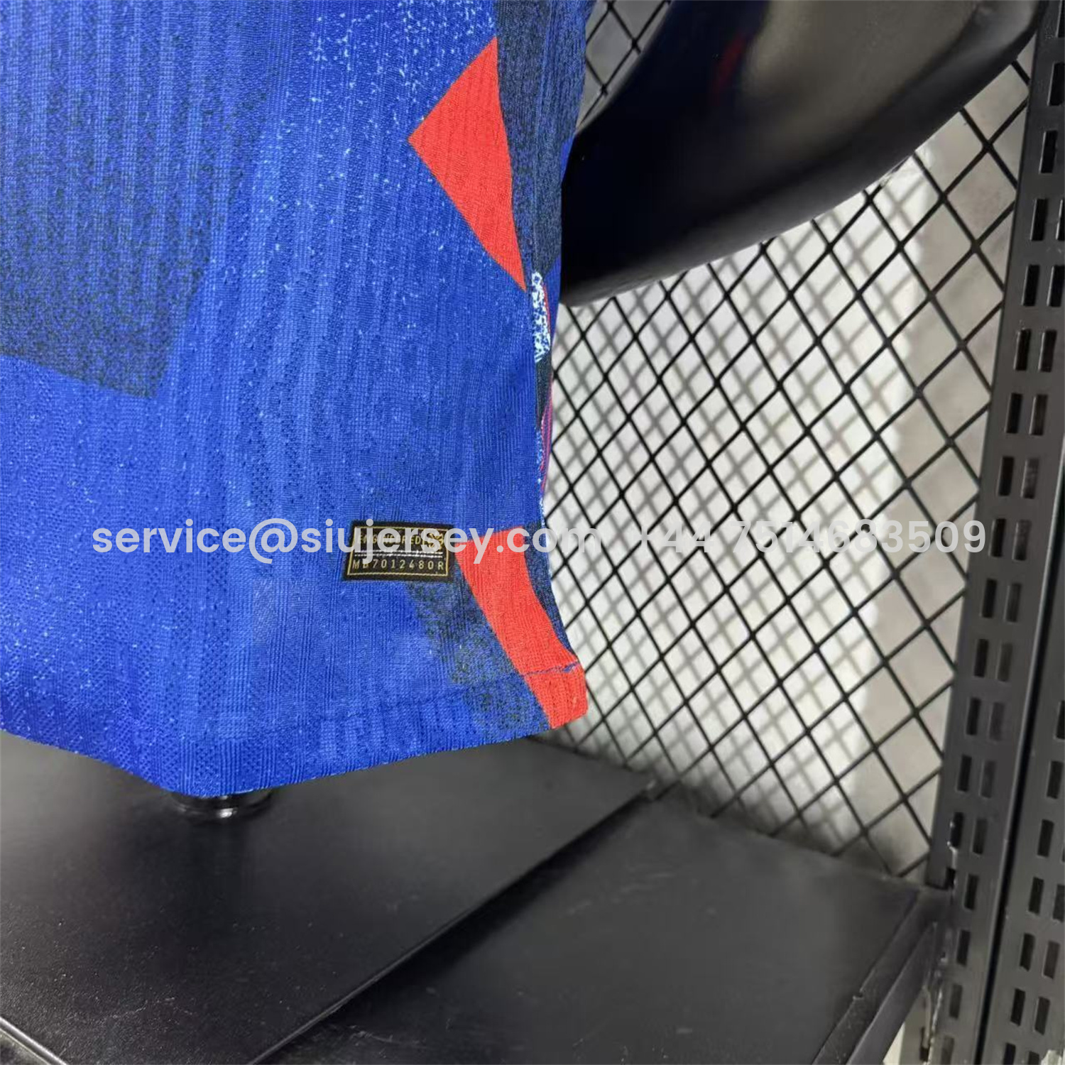 SIUjerseys-Barcelona 25-26 Blue And Red Pre-Match Jersey - Player Version