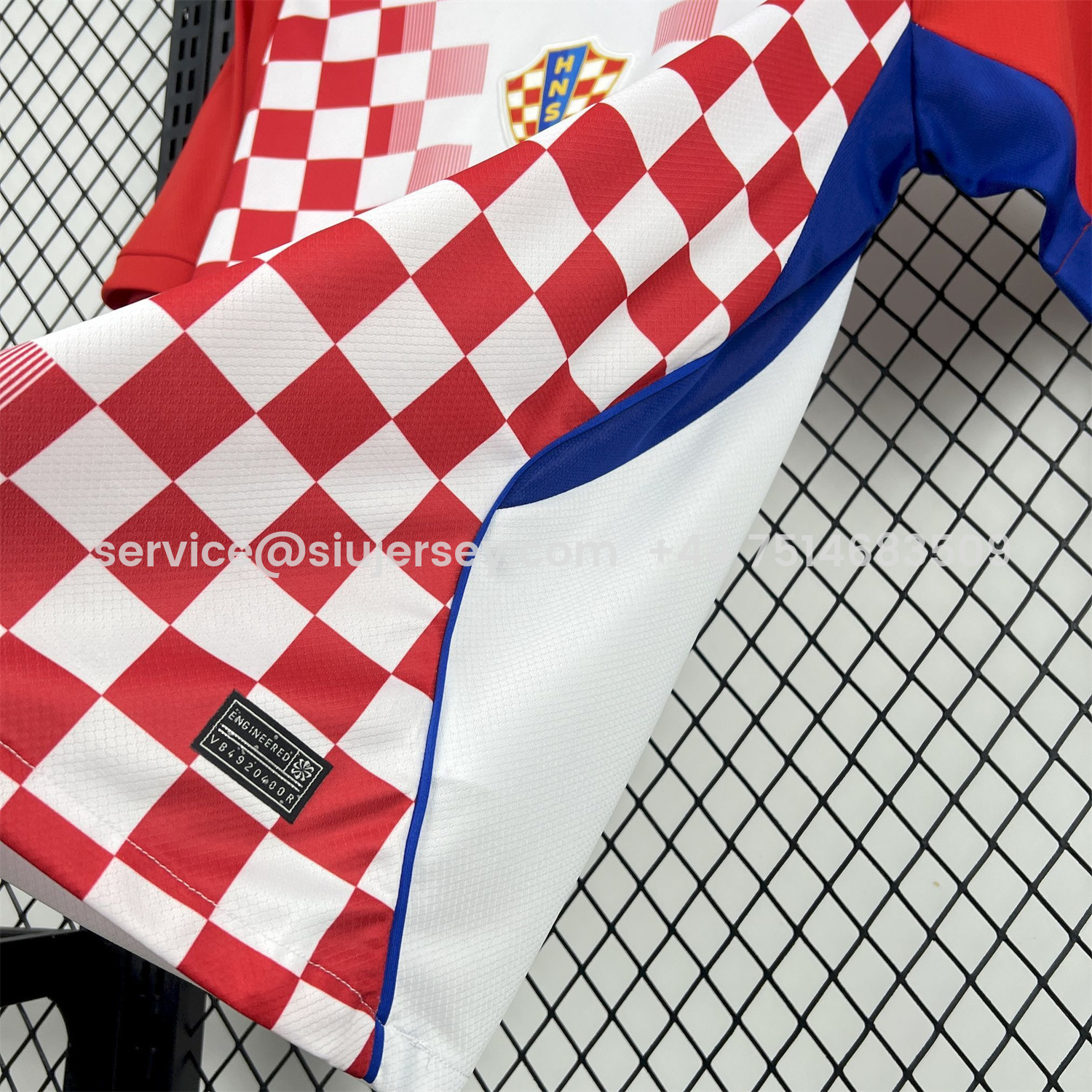 SIUjerseys-Croatia 2026 Home White And Red Jersey - Fans Version