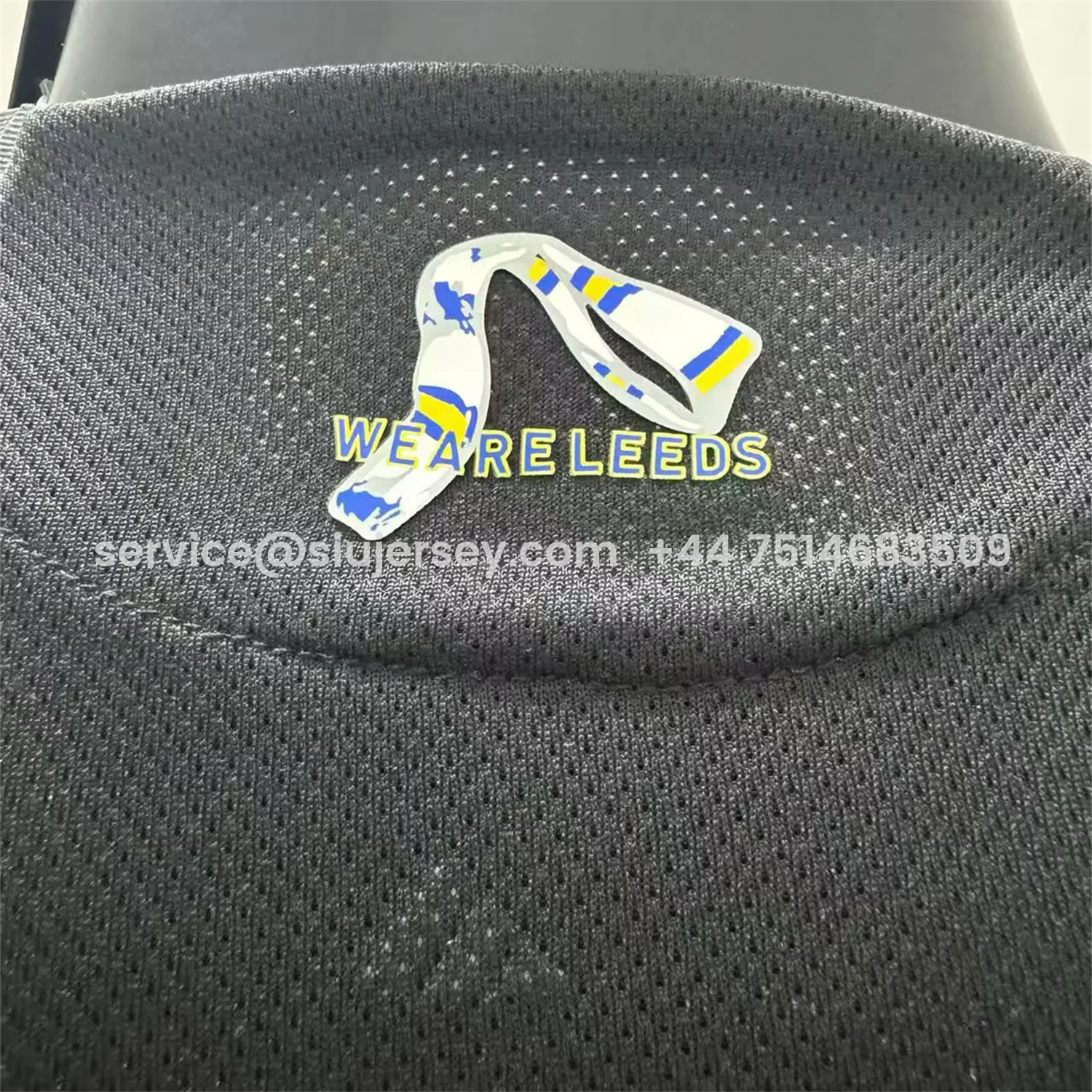 SIUjerseys-Leeds United 25-26 Third Black Jersey - Player Version