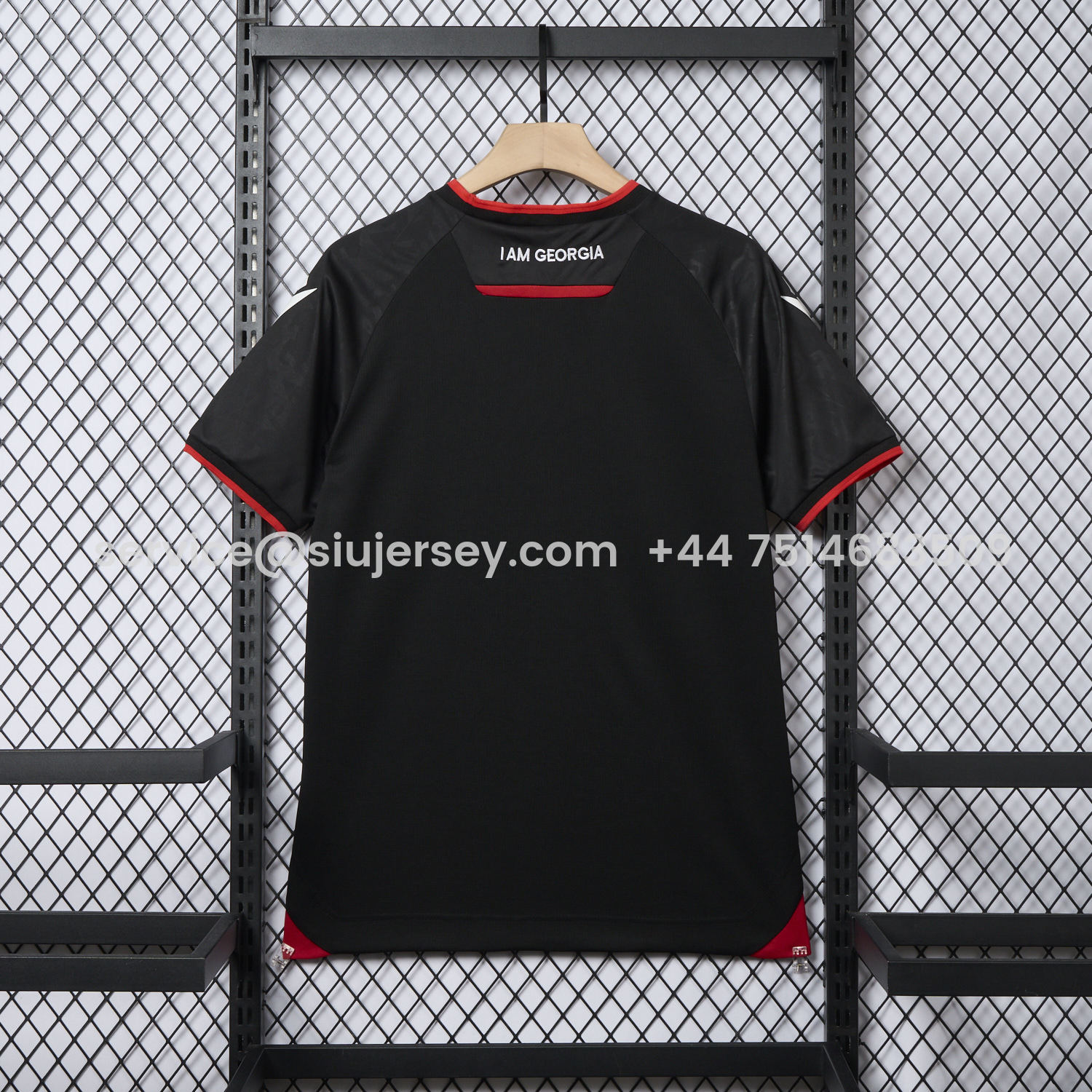 SIUjerseys-Georgia 2026 Away Black Jersey - Fans Version