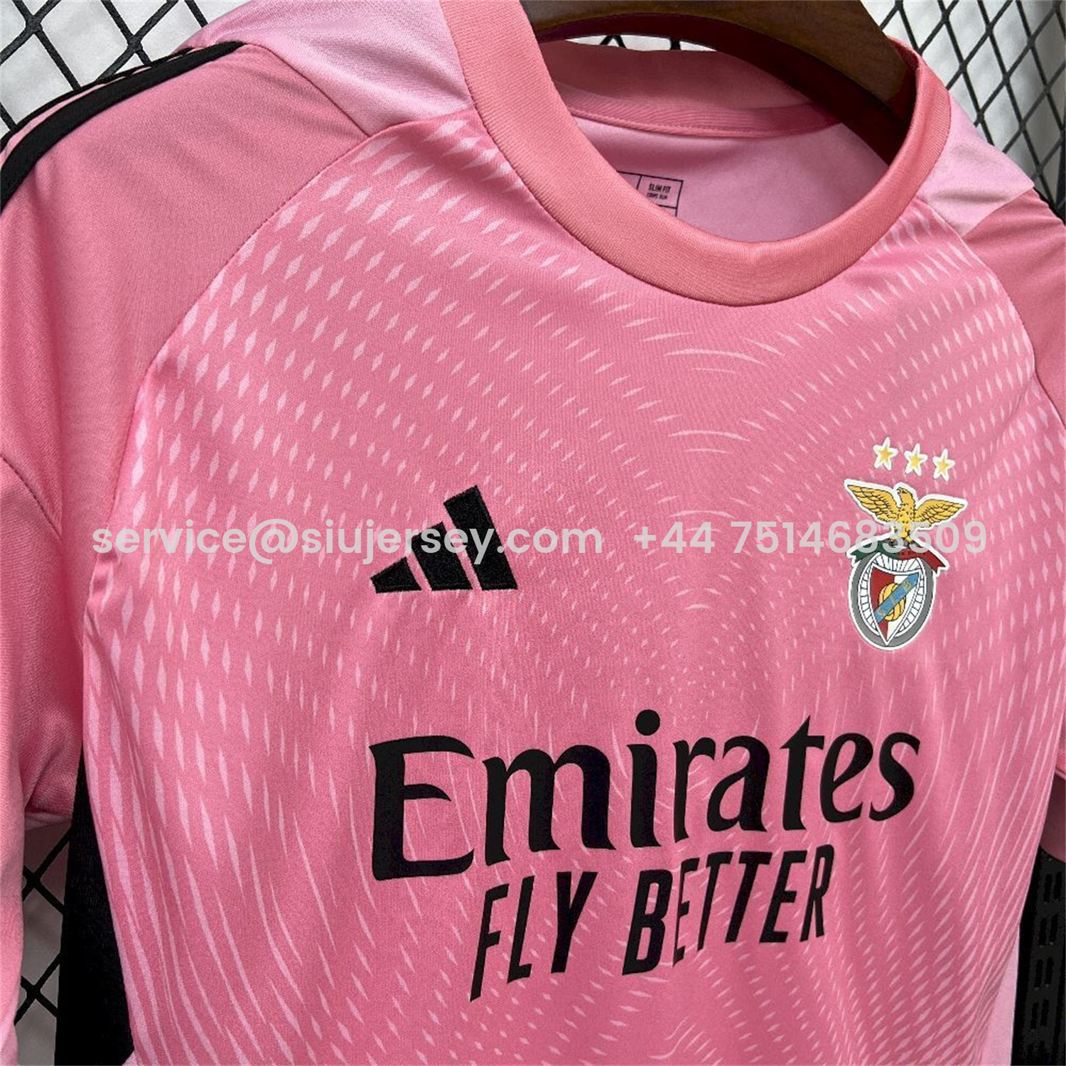 SIUjerseys-Benfica 25-26 Pink Goalkeeper Jersey - Fans Version