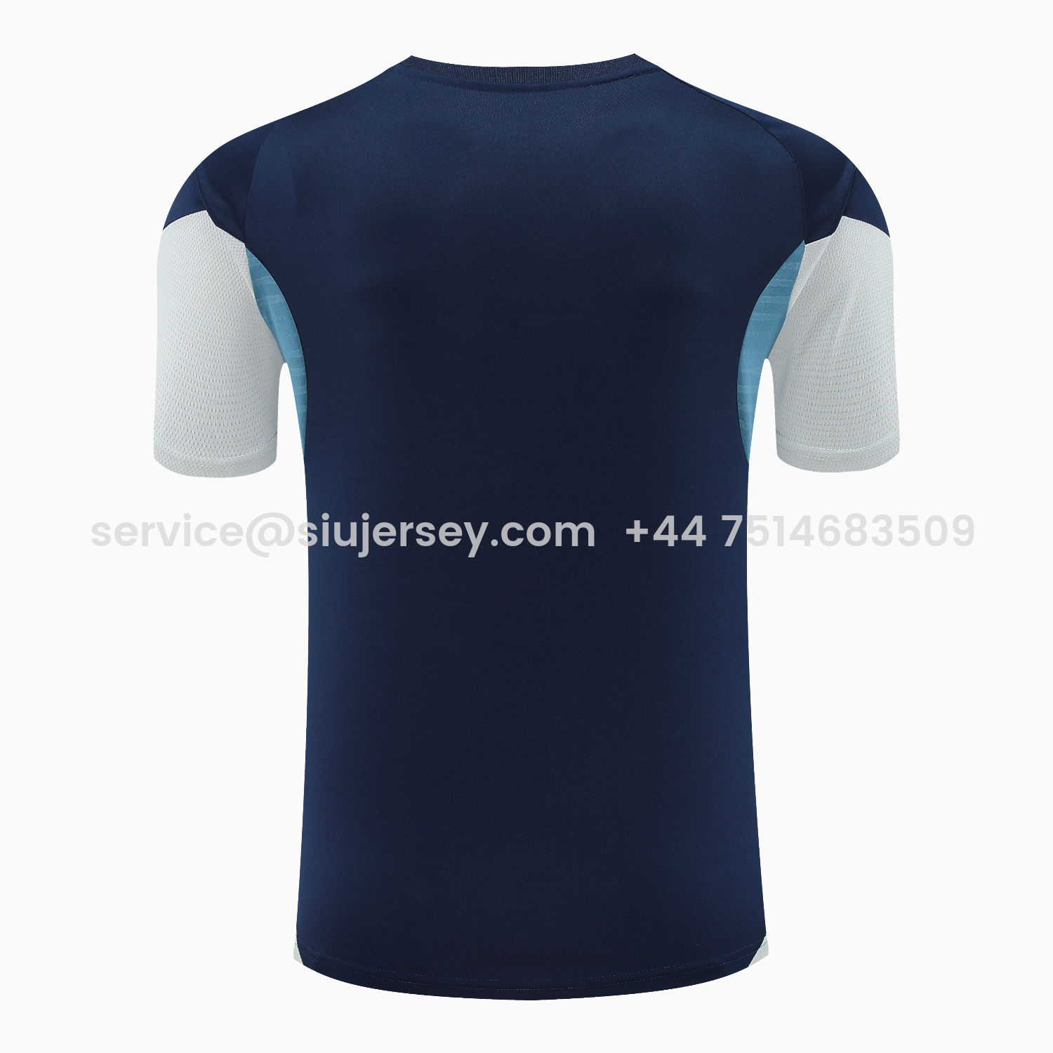 SIUjerseys-Arsenal 25-26 Short-Sleeve Training Set - Deep Blue Top & Shorts