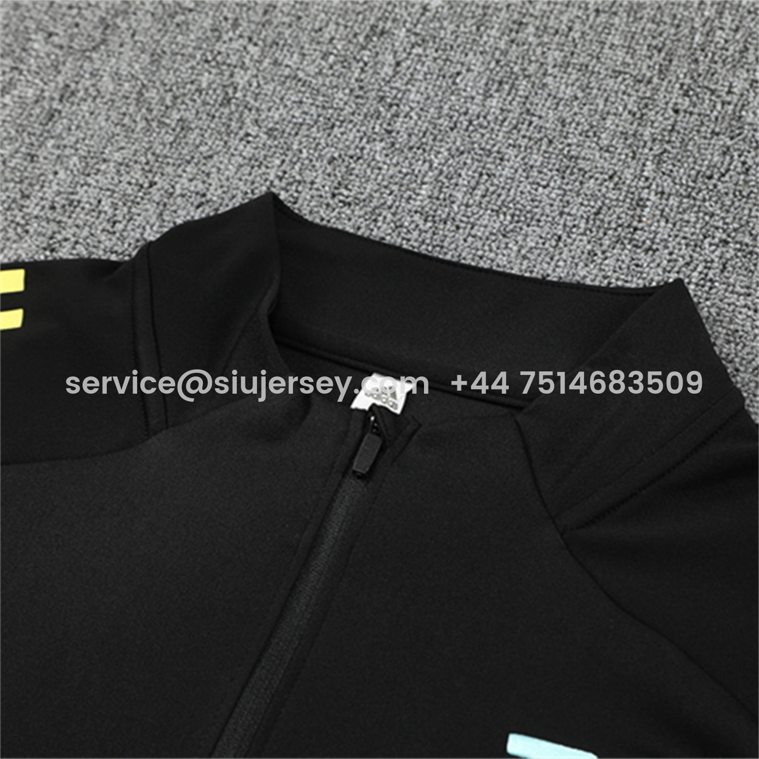 SIUjerseys-Juventus 25-26 Kids Long Sleeve Training Set - Black Top and Black Pants