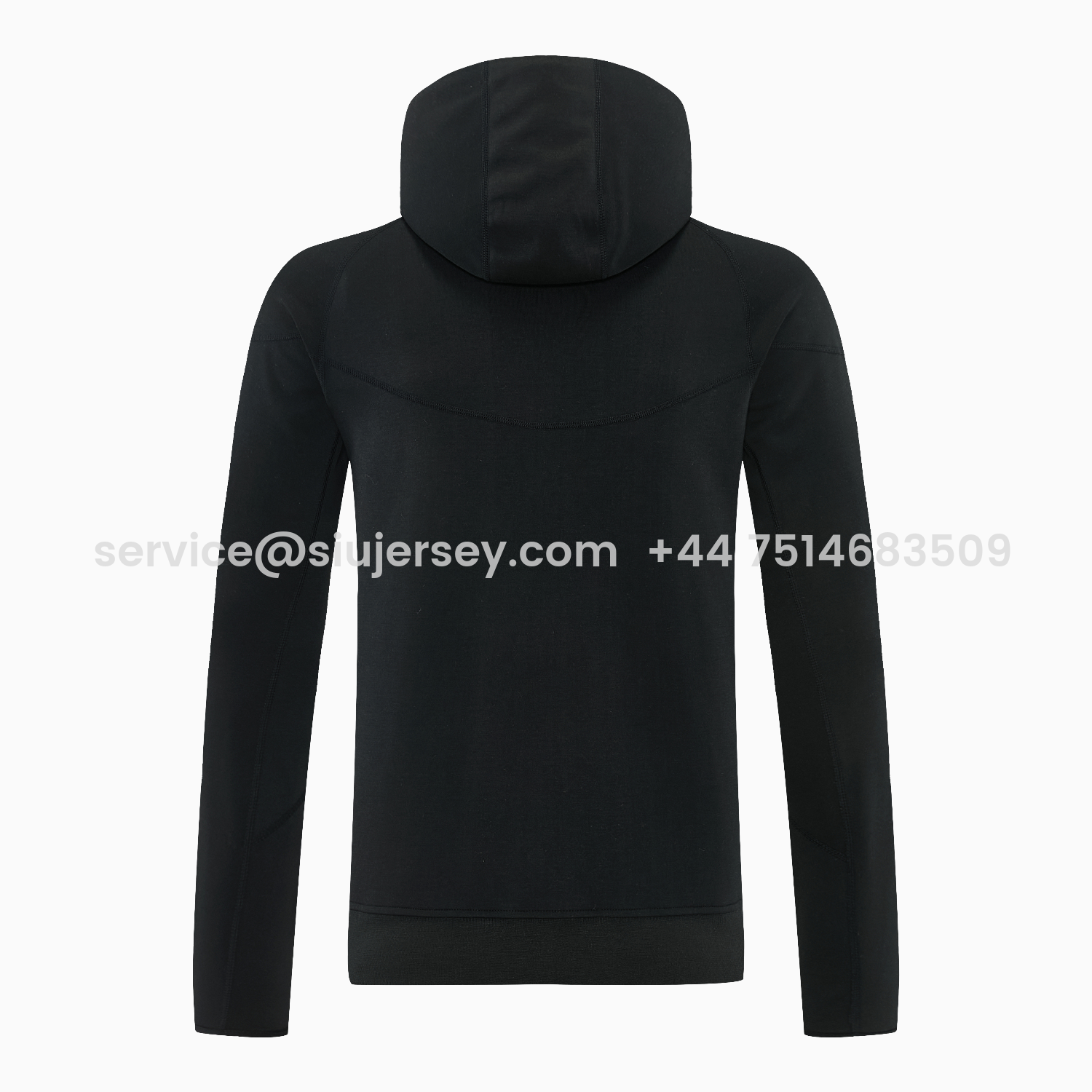 SIUjerseys-C.H.E.L.S.E.A 2026 Hooded Windbreaker Training Set - Black Top & Pants