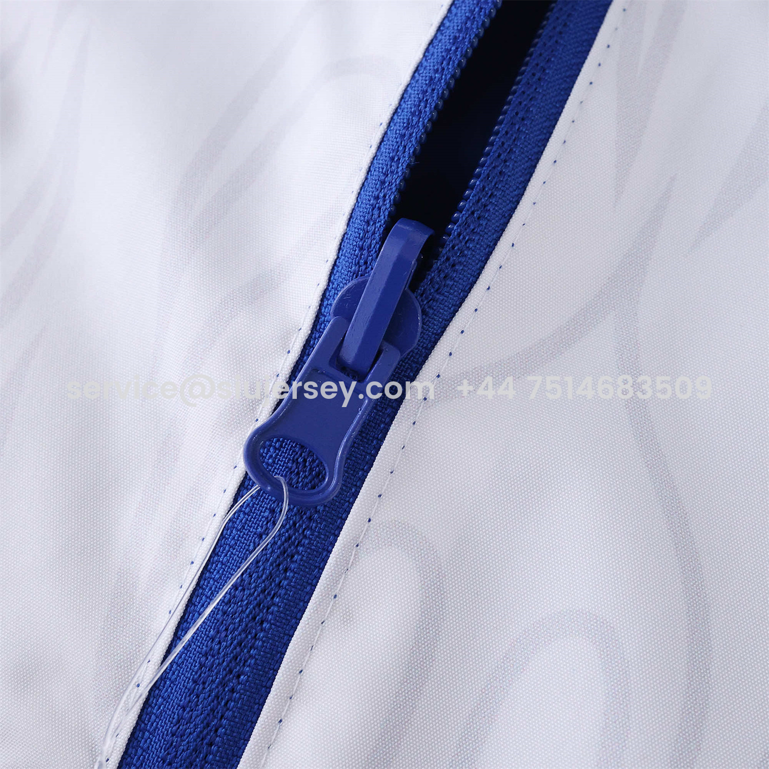 SIUjerseys-Retro Japan 1998 Throwback Double Sided Reversible Windbreaker - White & Blue