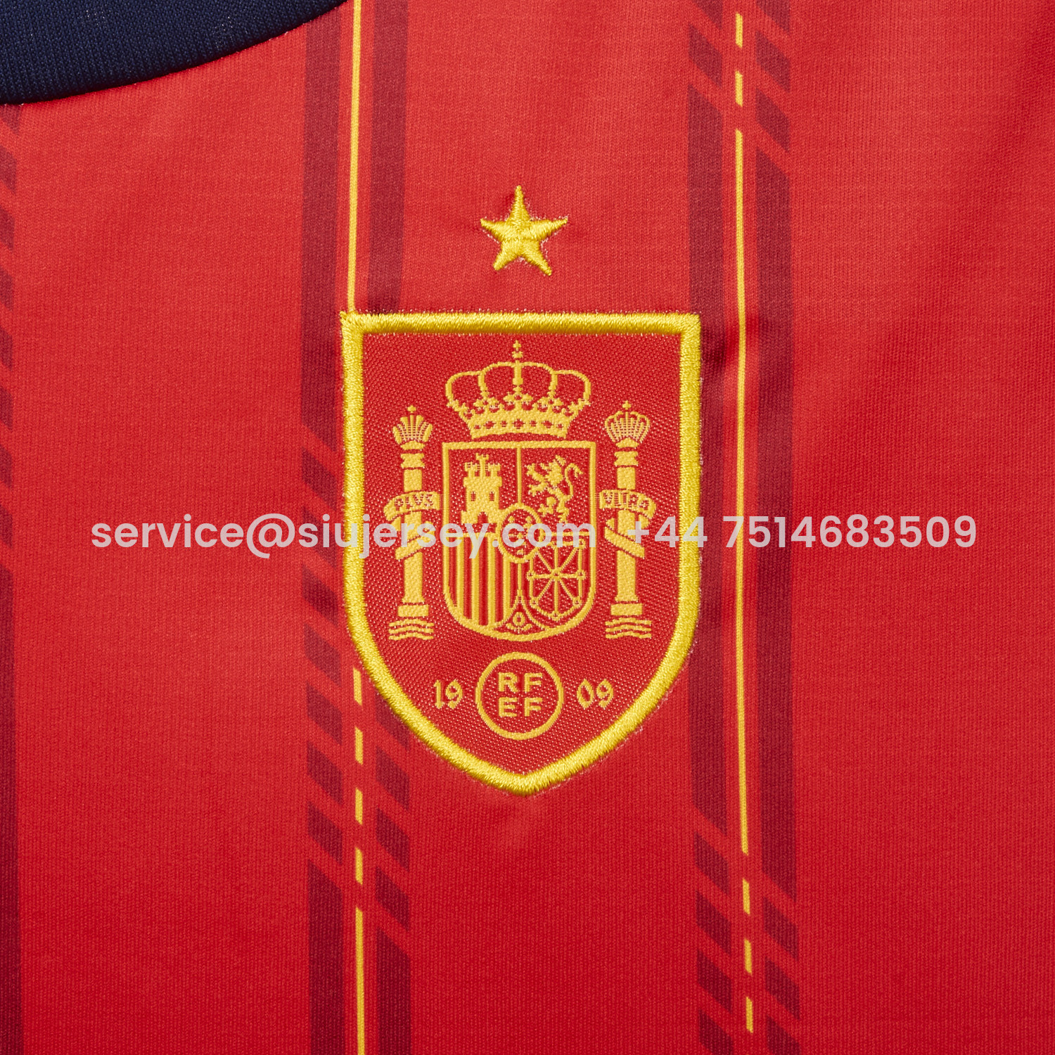 SIUjerseys-Women's Spain 2026 Home Cropped Jersey