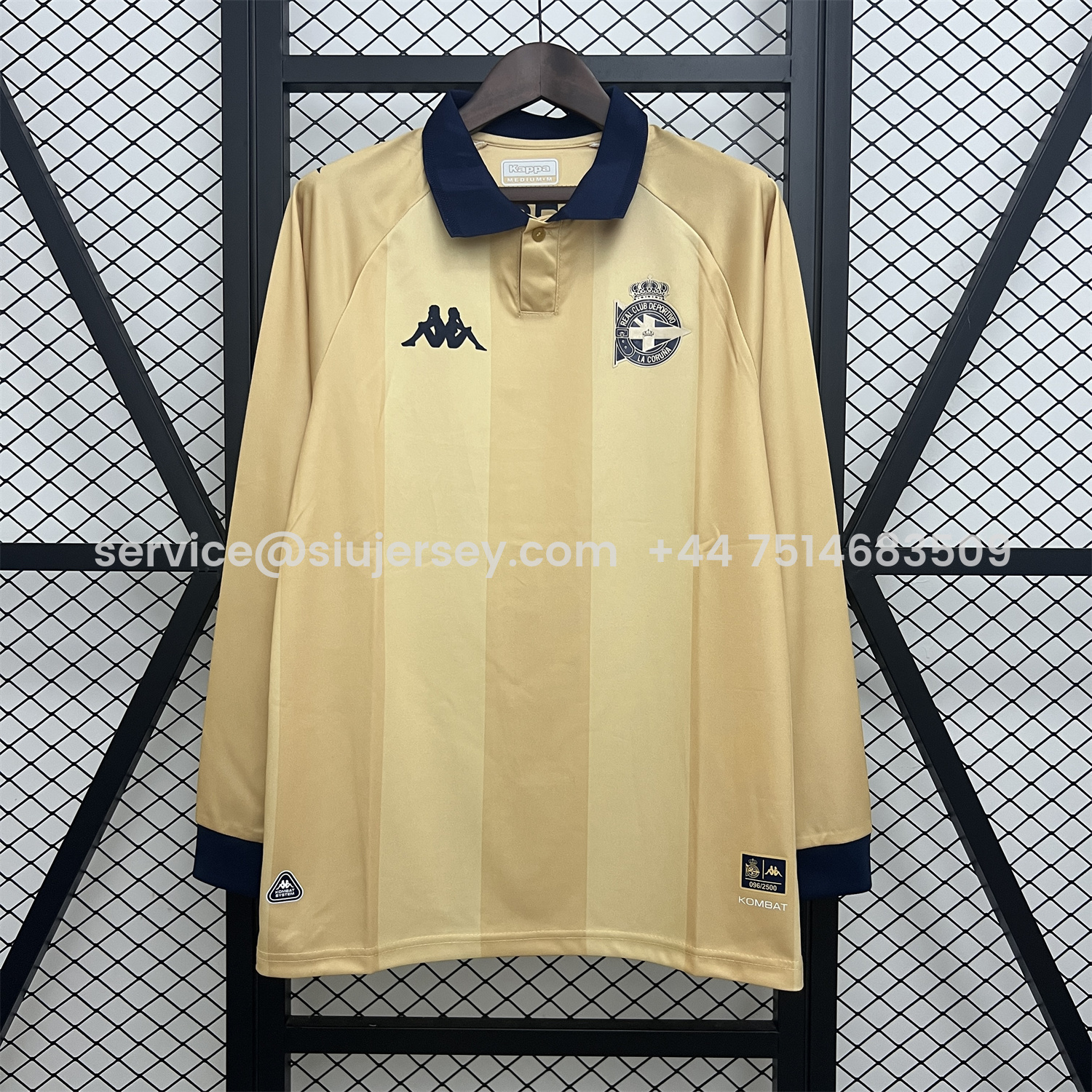 SIUjerseys-Deportivo de La Coruña 24-25 25th Anniversary of La Liga Triumph Long Sleeves Jersey - Fans Version