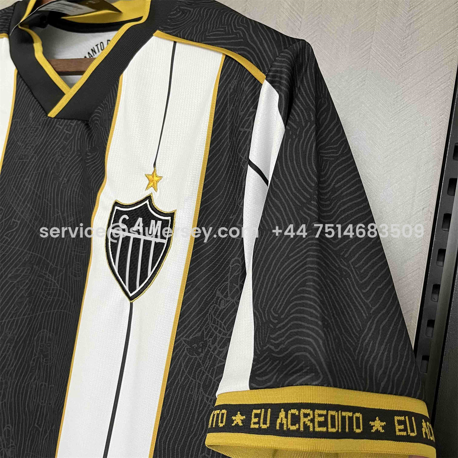 SIUjerseys-Atletico Mineiro 25-26 Black And White Special Edition Jersey - Fans Version