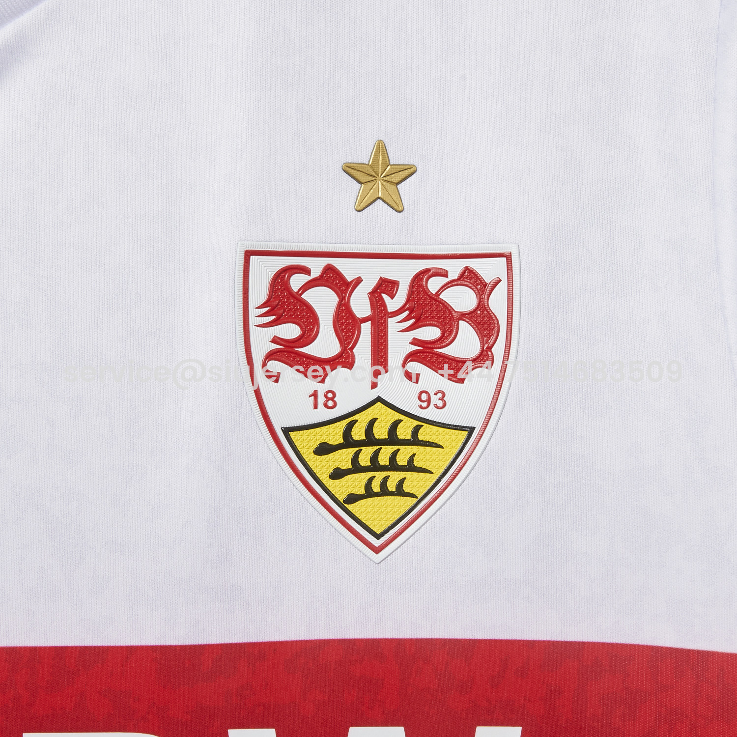 SIUjerseys-VfB Stuttgart 25-26 European Home Jersey - Fans Version