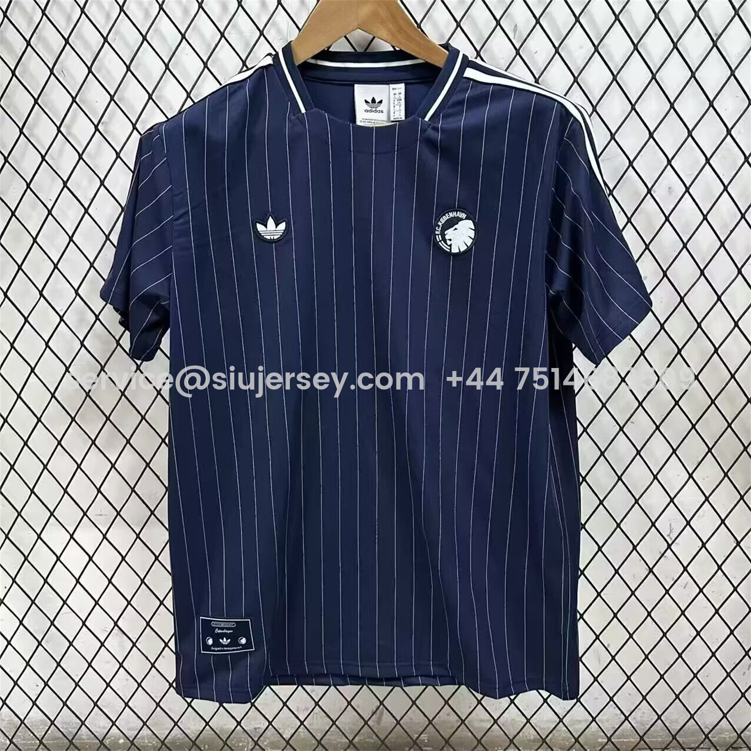 SIUjerseys-Copenhagen 25-26 Originals Terrace Icon Blue Jersey - Fans Version