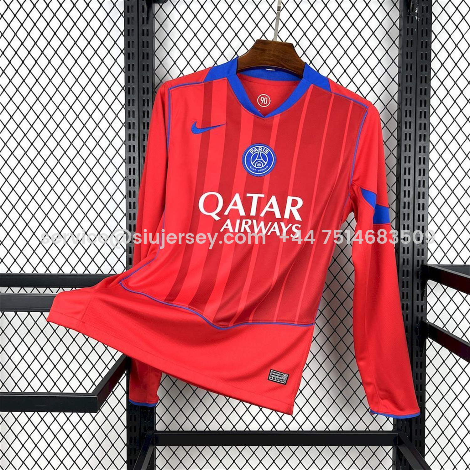 SIUjerseys-Paris Saint-Germain PSG 25-26 Third Long Sleeves Jersey - Fans Version