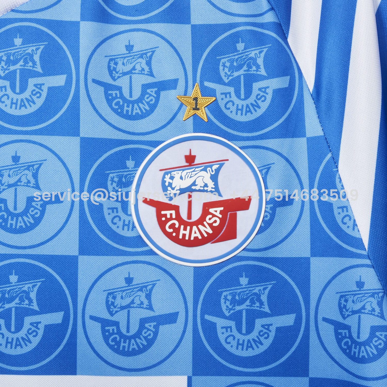 SIUjerseys-Hansa Rostock 25-26 Home Jersey - Fans Version