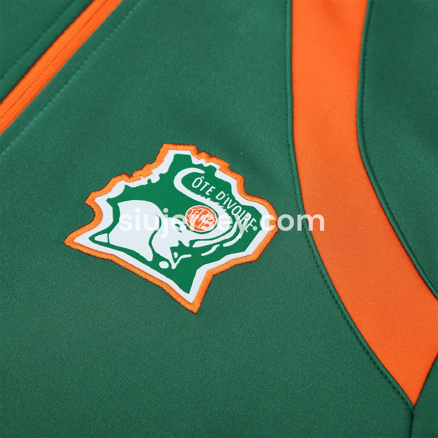 SIUjerseys-Côte d'Ivoire 25-26 Jacket Training Tracksuit - Green Jackets & Pants
